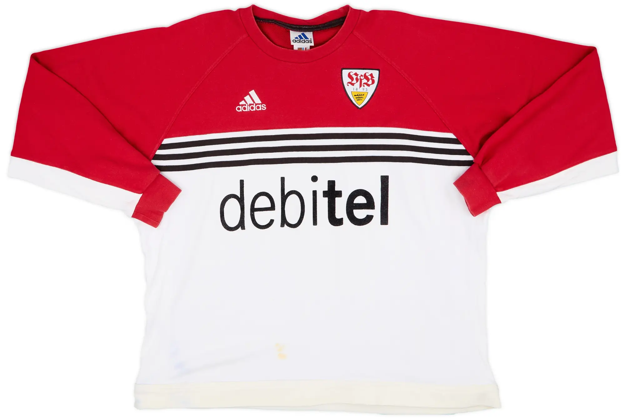 1998-00 Stuttgart adidas Sweat Top - 6/10 - (L)