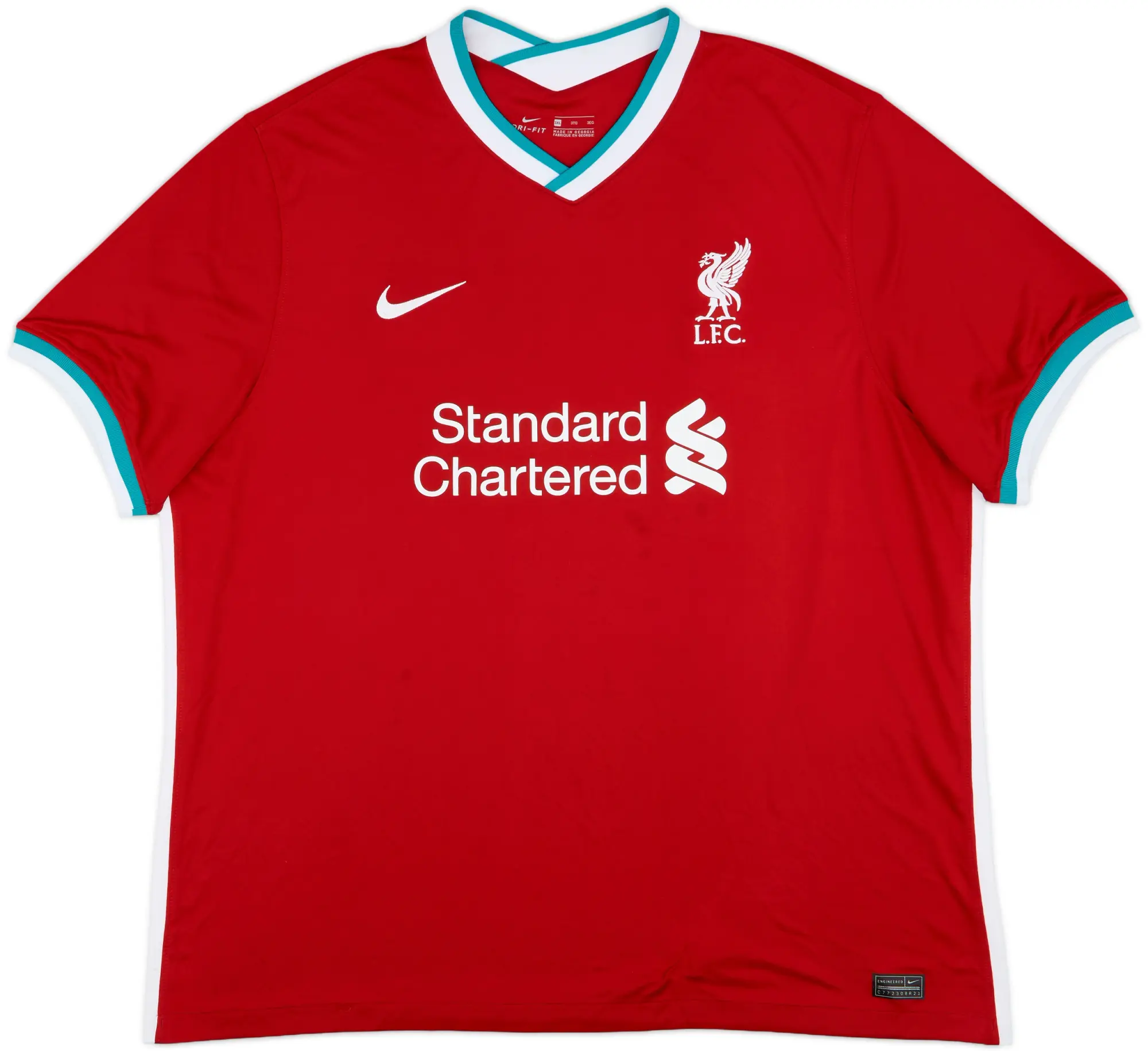2020-21 Liverpool Home Shirt Champions 2019/20 - 9/10 - (XL)