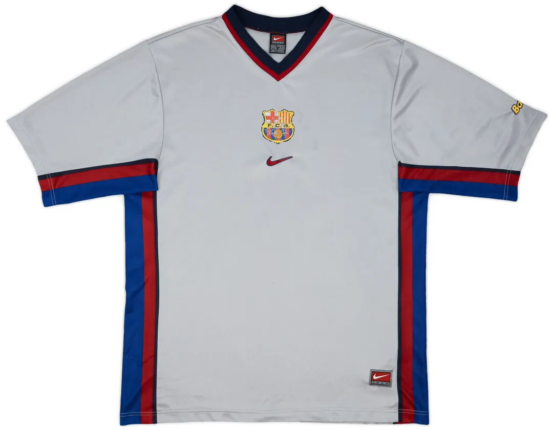 Nike Barcelona Mens SS Away Shirt 1998/99 | BARA98-242 | FOOTY.COM
