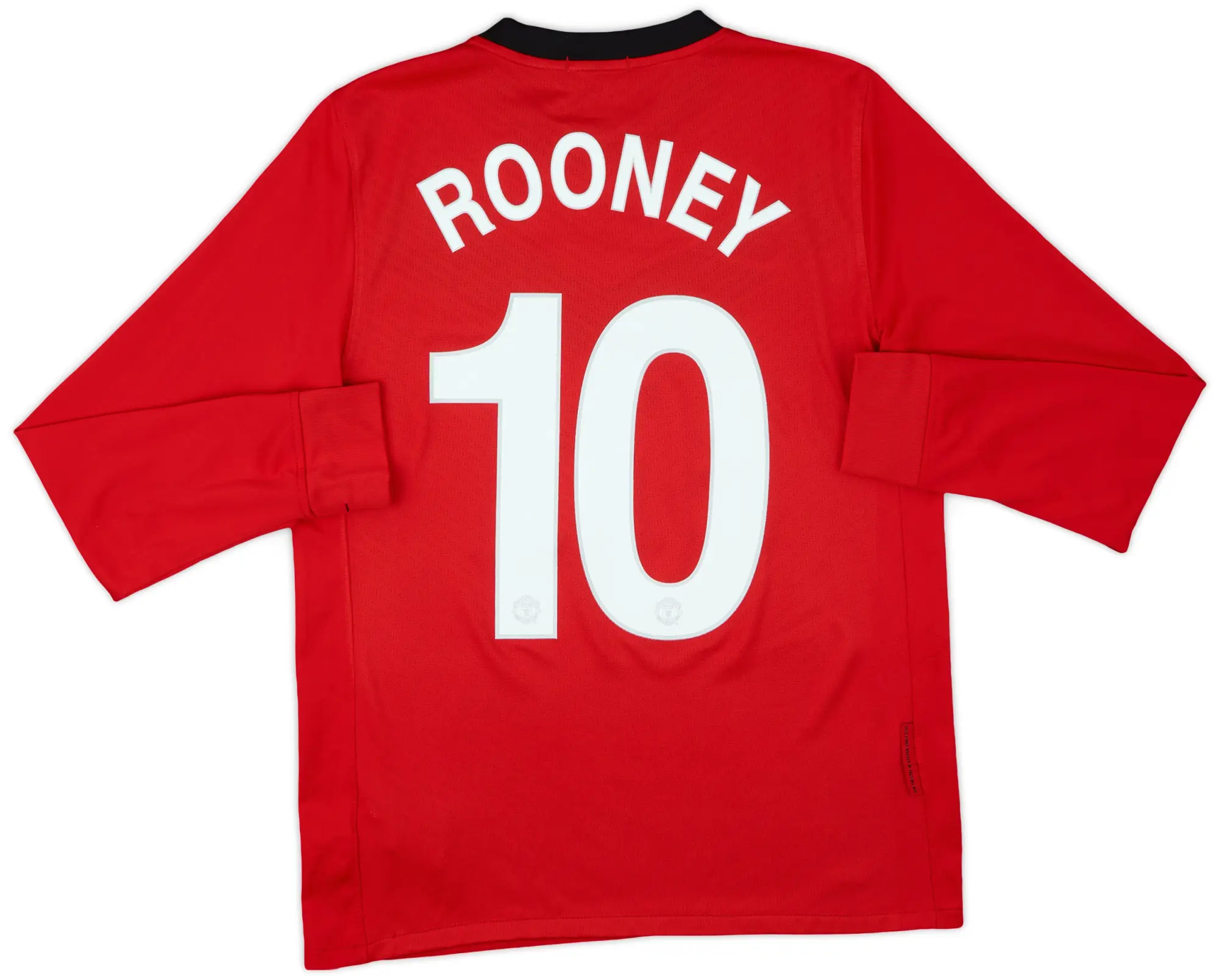 2009-10 Manchester United Home L/S Shirt Rooney #10 - 7/10 - (S)