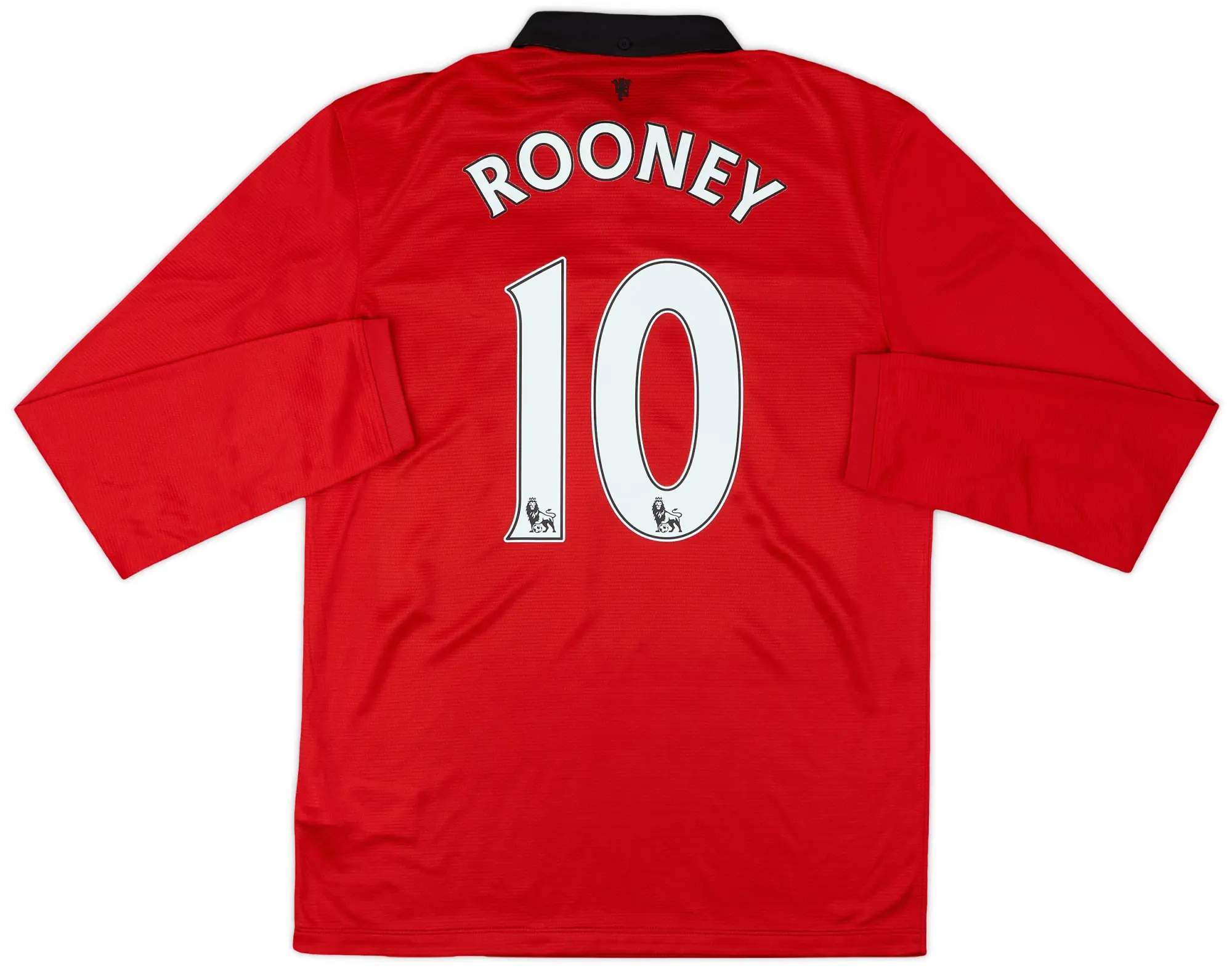 2013-14 Manchester United Home L/S Shirt Rooney #10 - 7/10 - (L)