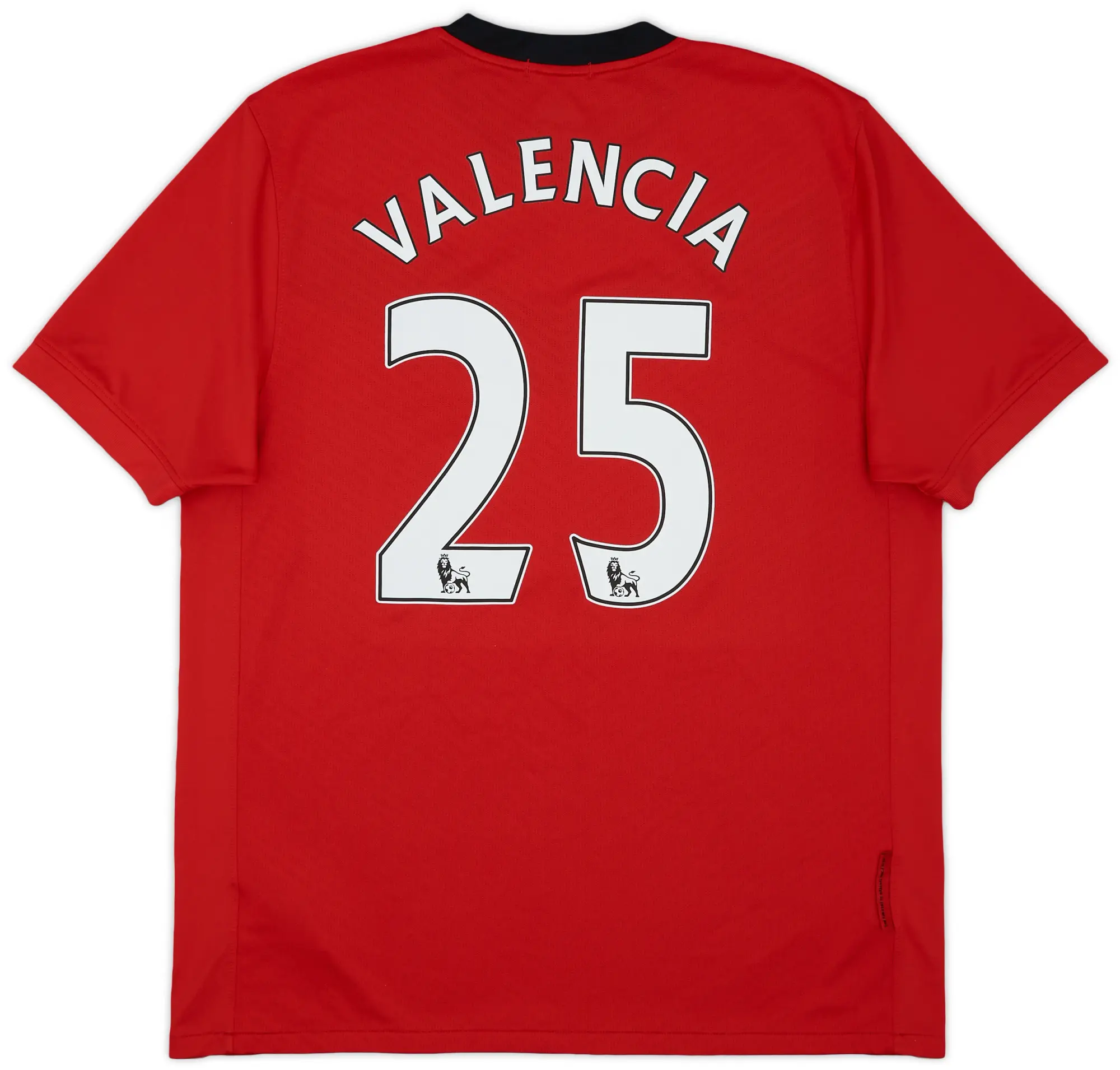 2009-10 Manchester United Home Shirt Valencia #25 - 8/10 - (L)