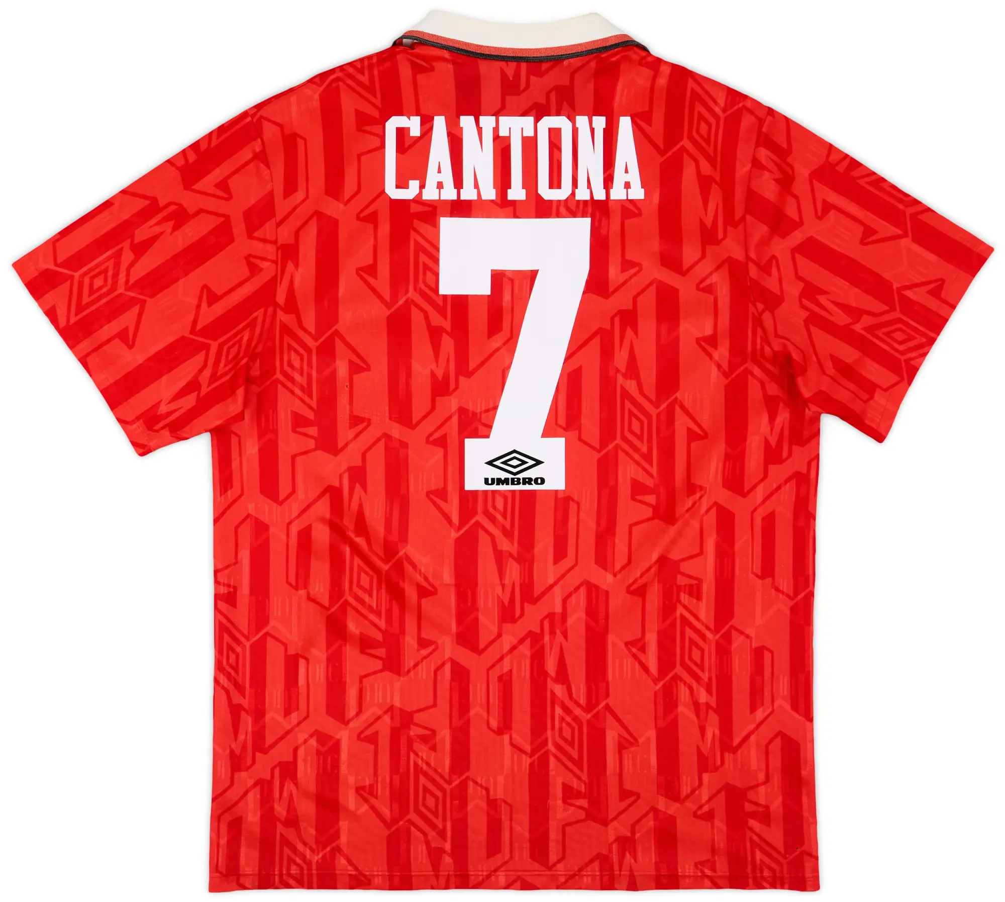 1992-94 Manchester United Home Shirt Cantona #7 - 5/10 - (XL)