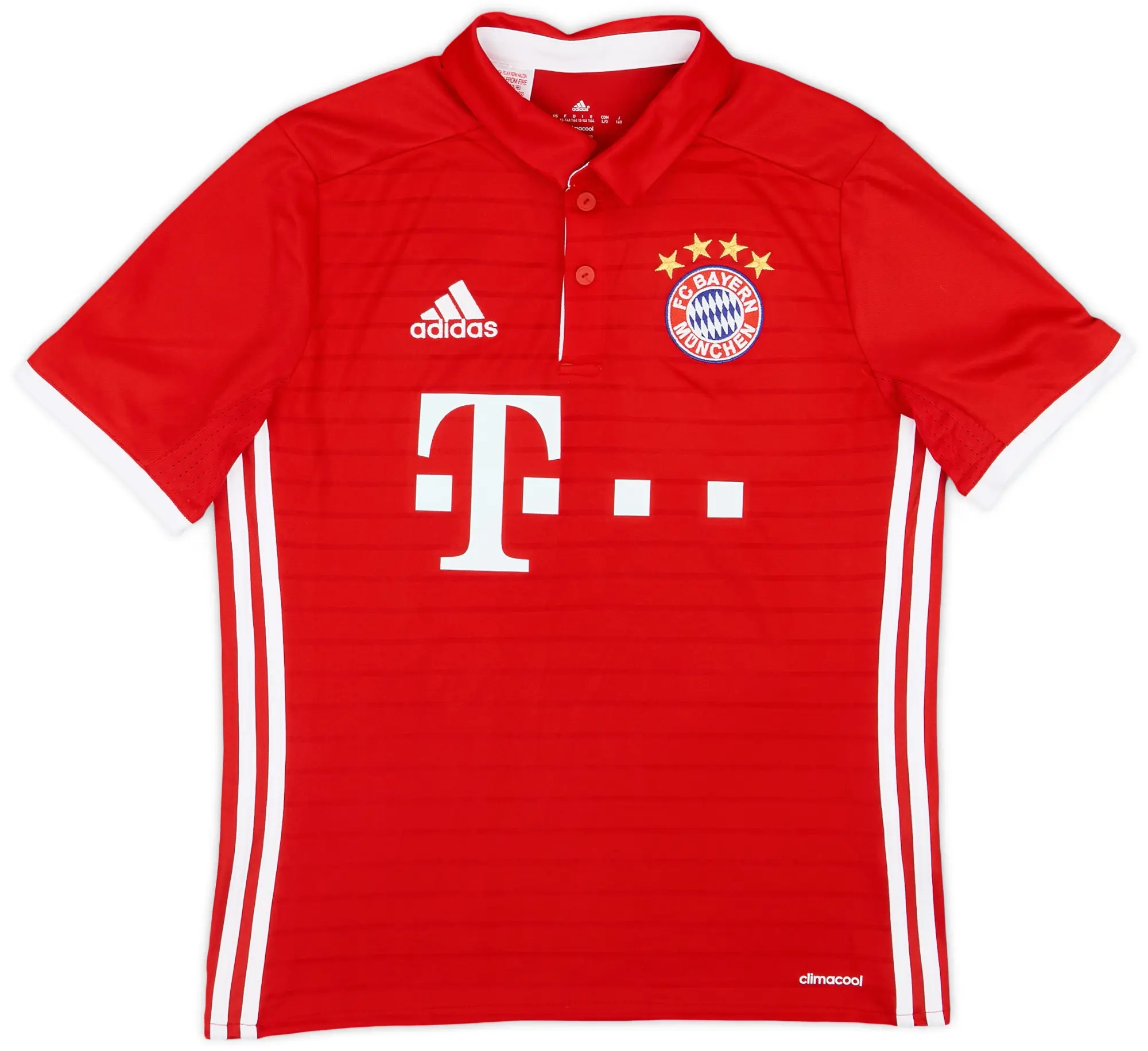 2016-17 Bayern Munich Home Shirt - 10/10 - (L.Boys)