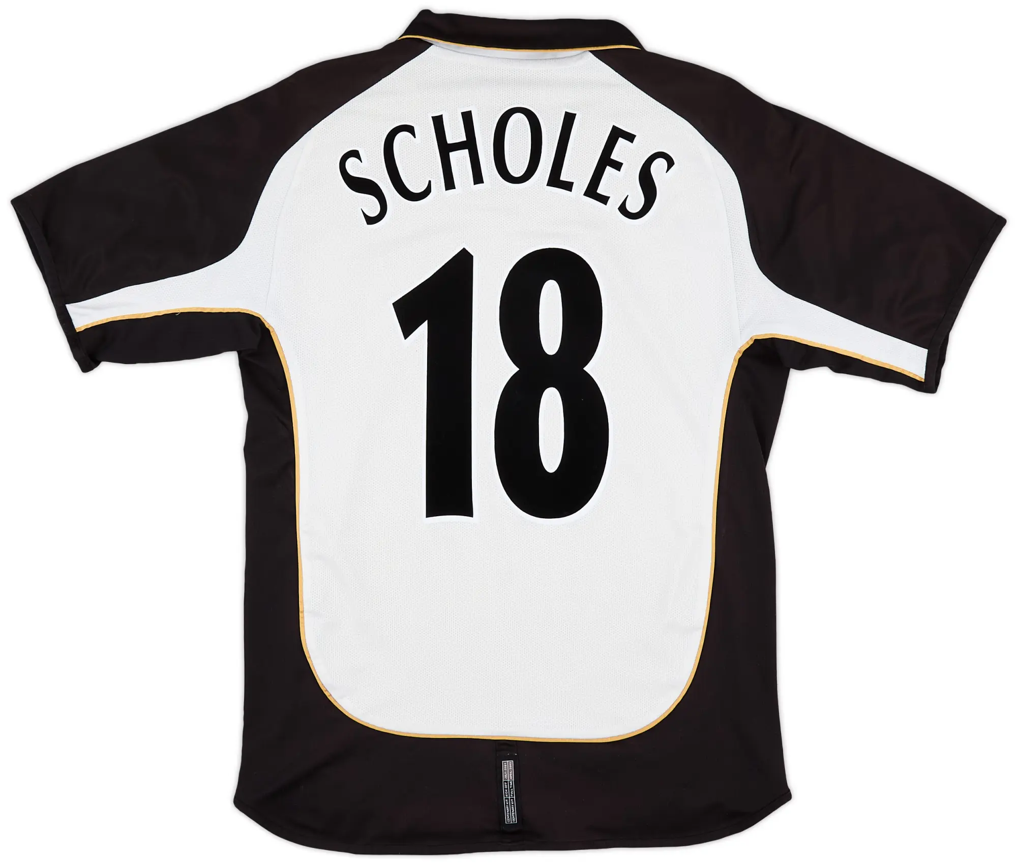 2001-02 Manchester United Centenary Away/Third Shirt Scholes #18 - 5/10 - (M)
