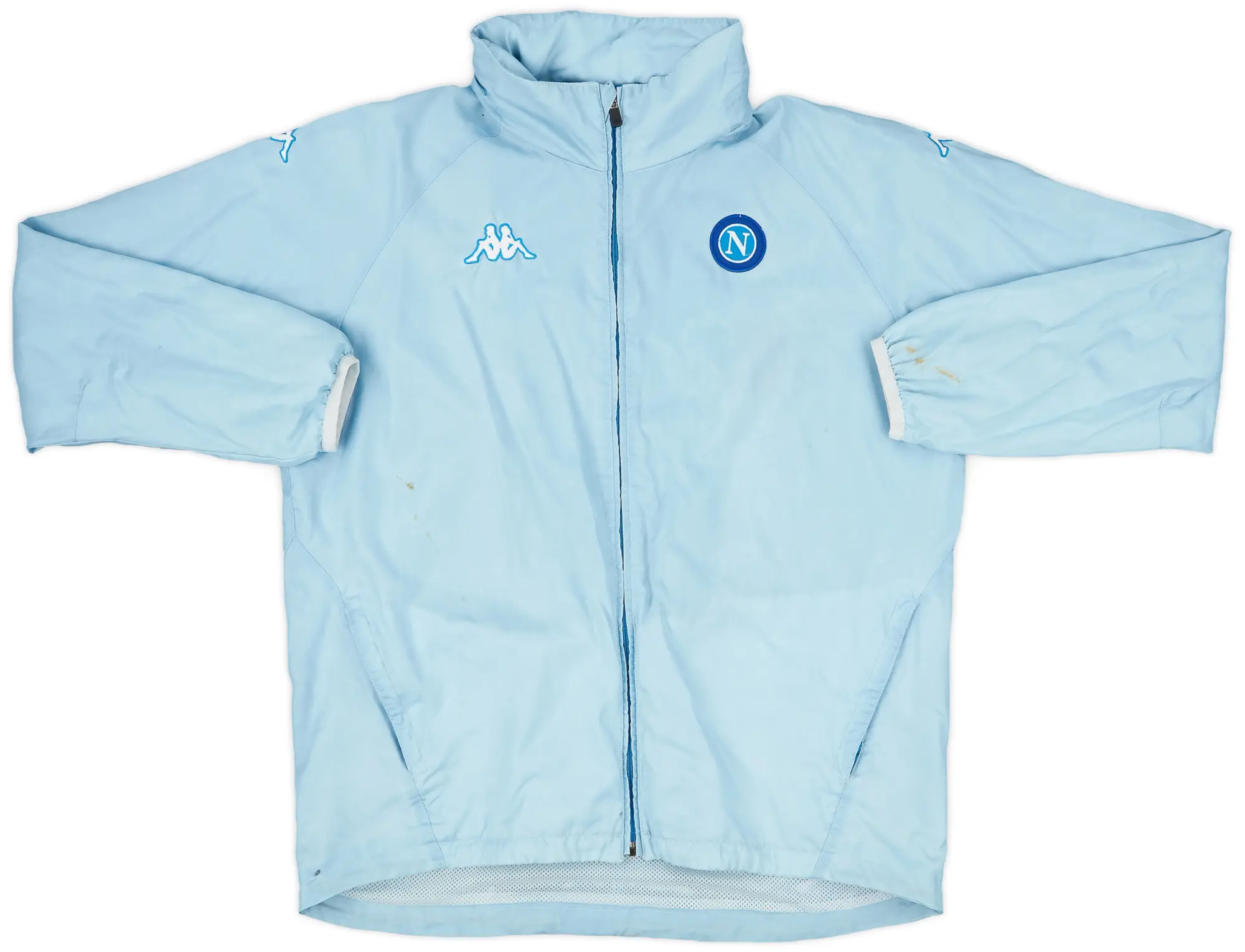 2004-05 Napoli Kappa Hooded Rain Jacket - 5/10 - (XL)