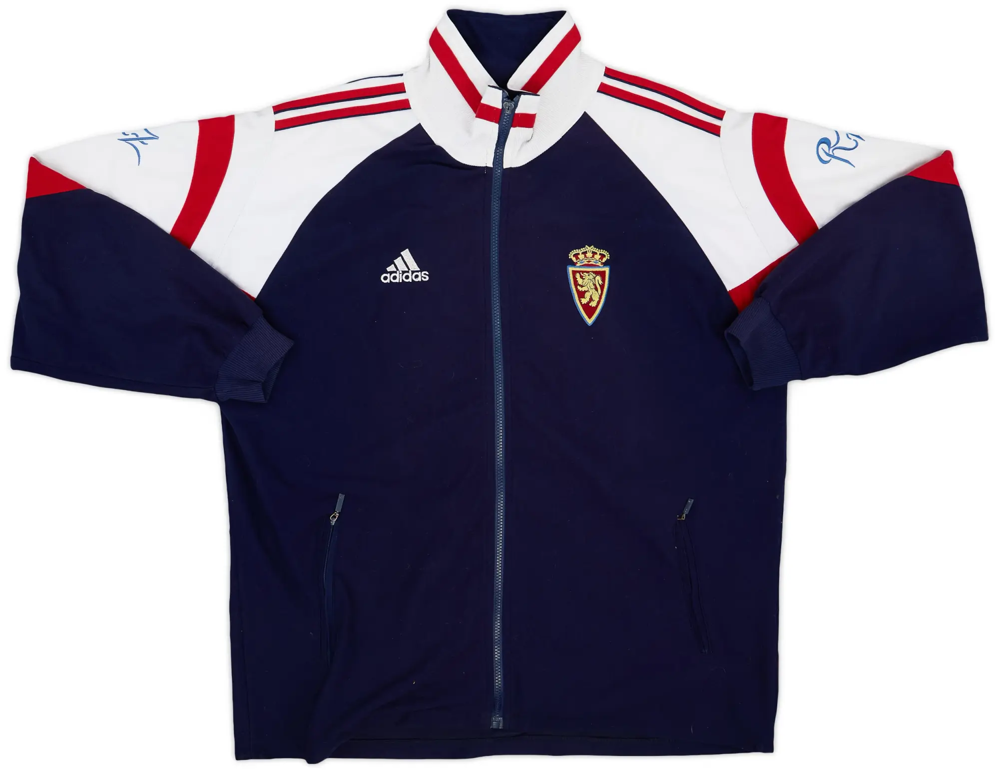 1997-98 Real Zaragoza adidas Track Jacket - 5/10 - (3XL)