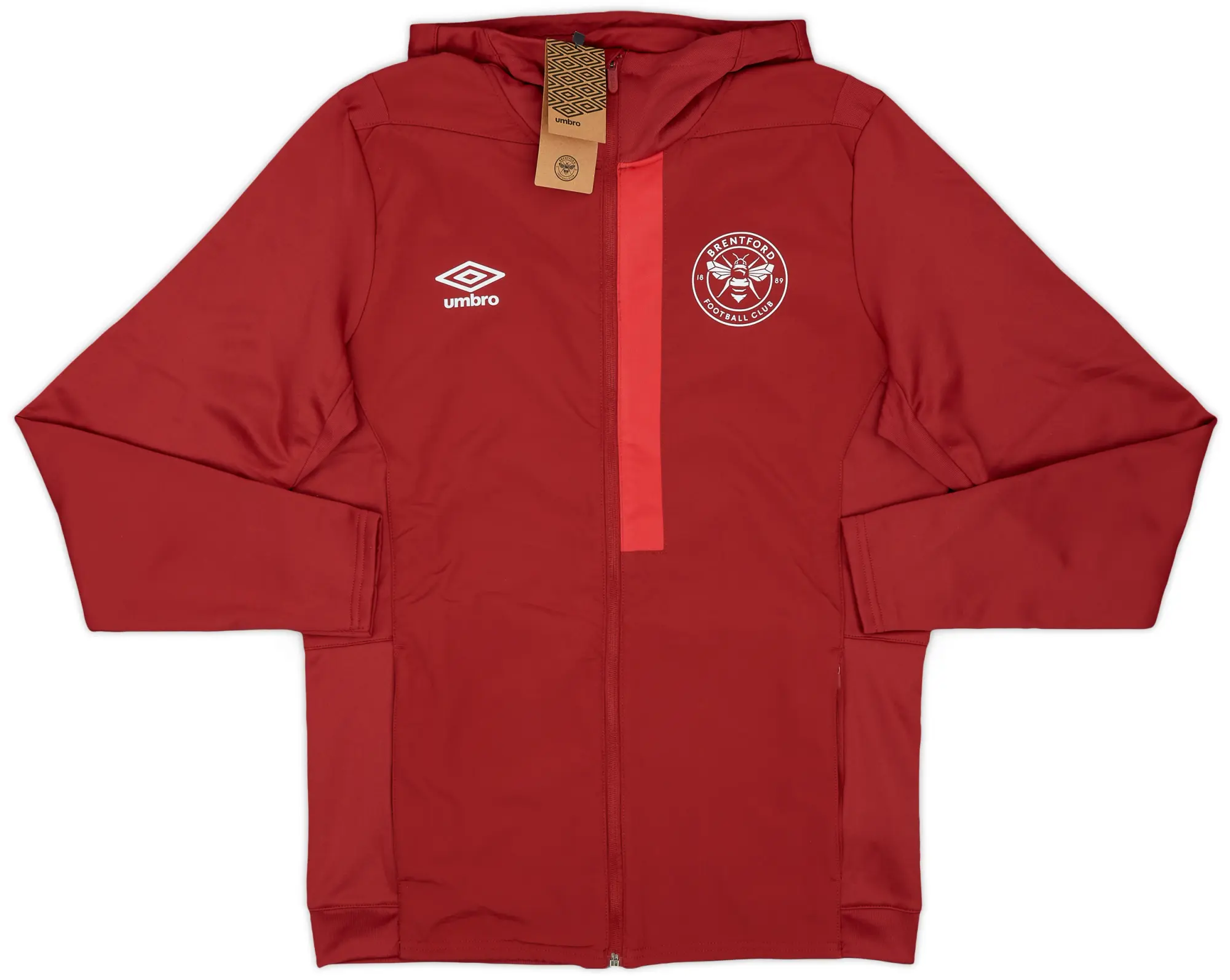 2020-21 Brentford Umbro Hooded Track Jacket (M)