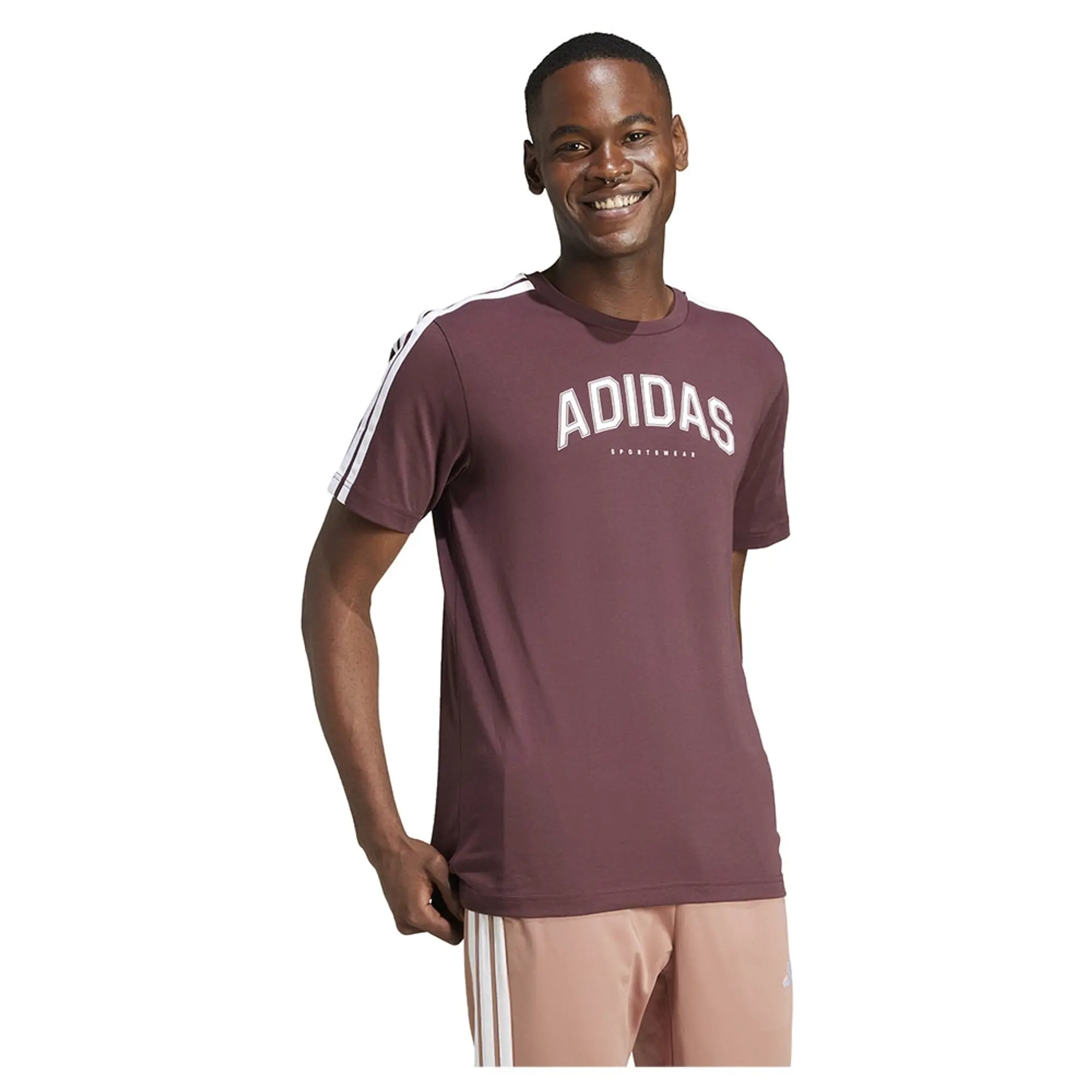 Adidas Codes Collegiate Linear Graphic Short Sleeve T-shirt