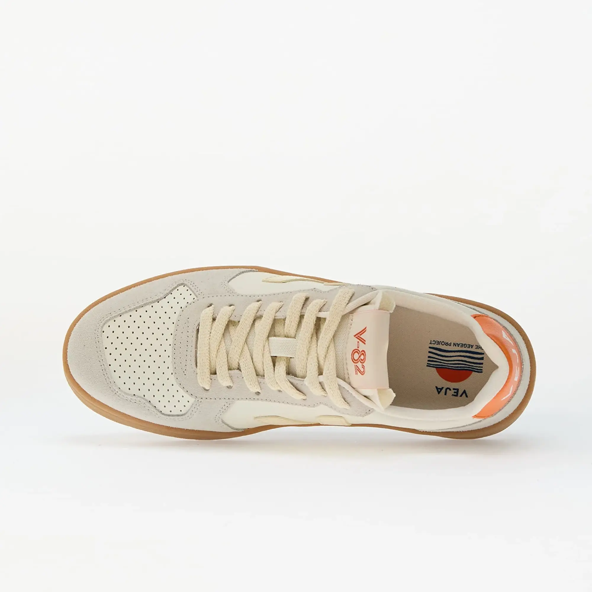 Sneakers Veja V-82 Leather Pure Calcaire Fury Eur 42