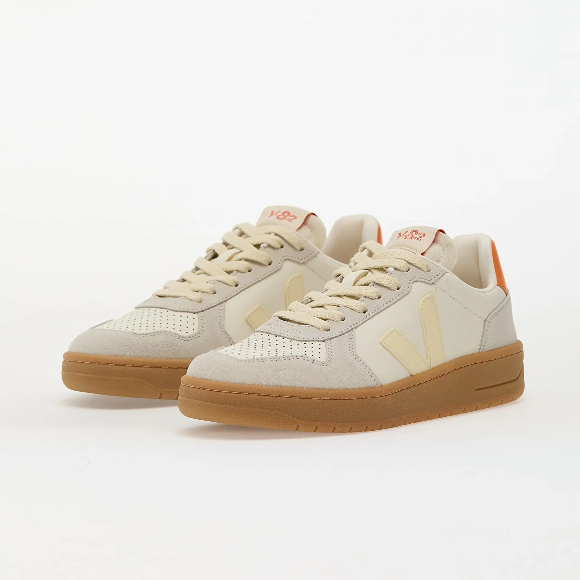 Sneakers Veja V-82 Leather Pure Calcaire Fury Eur 42