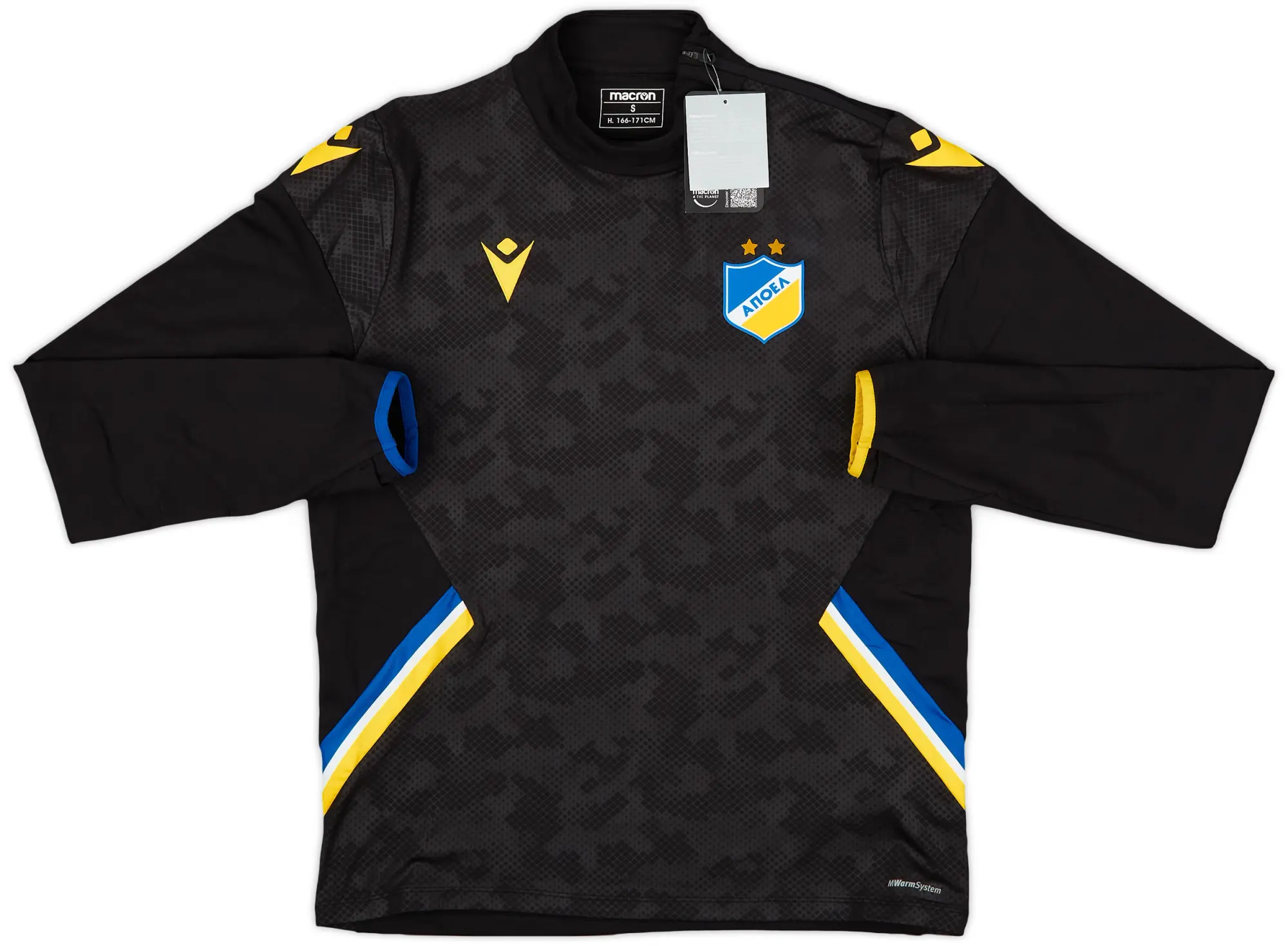 2022-23 Apoel Nicosia Macron 1/4 Zip Training Top (S)