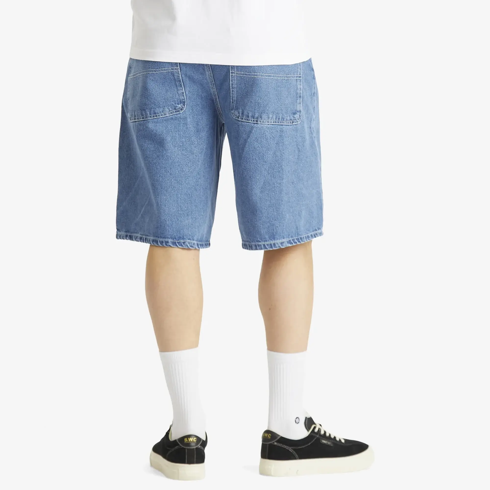 Stan Ray Men's Wide 5 Denim Shorts Single Stone