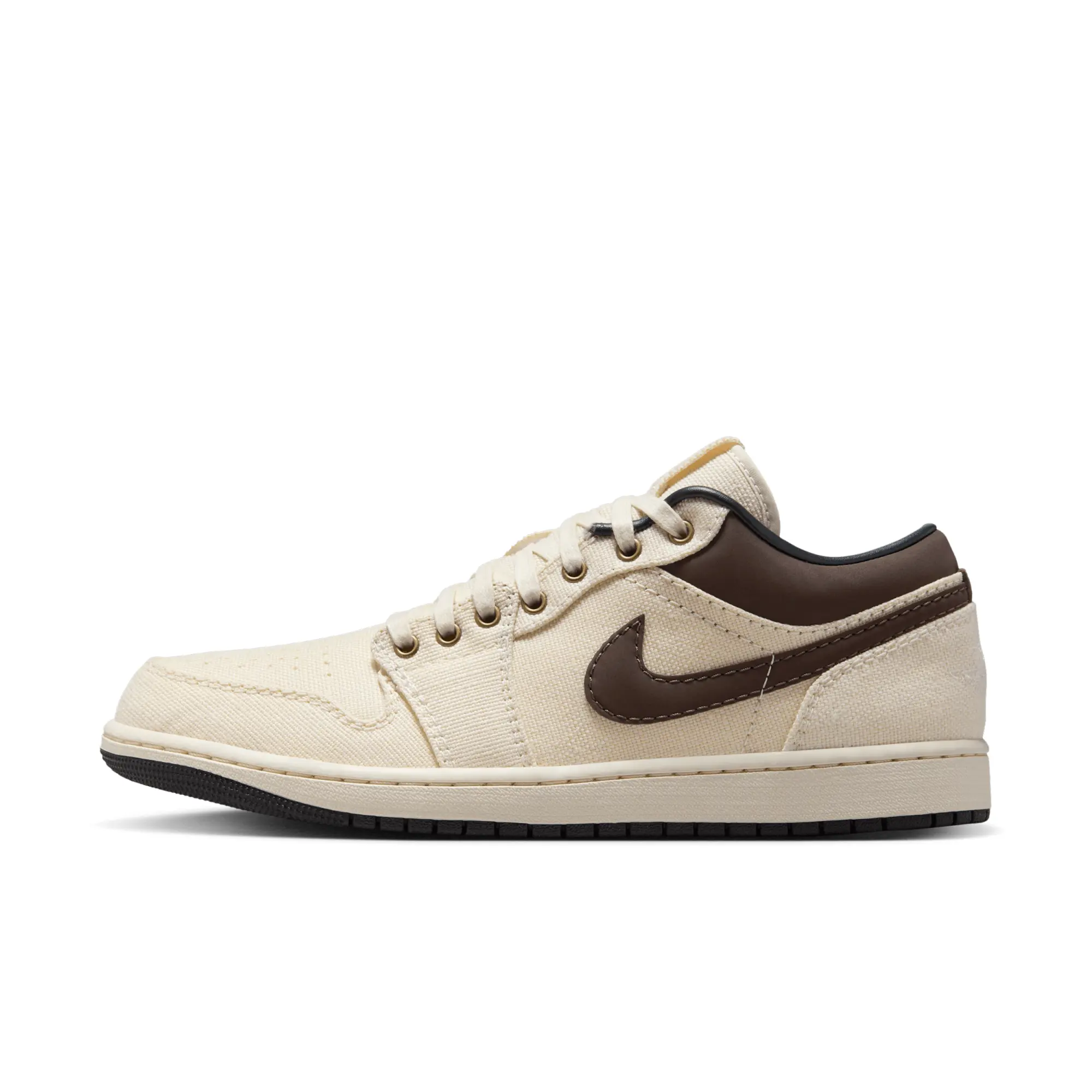 Nike Air Jordan 1 Low Premium Men's Shoes - Brown