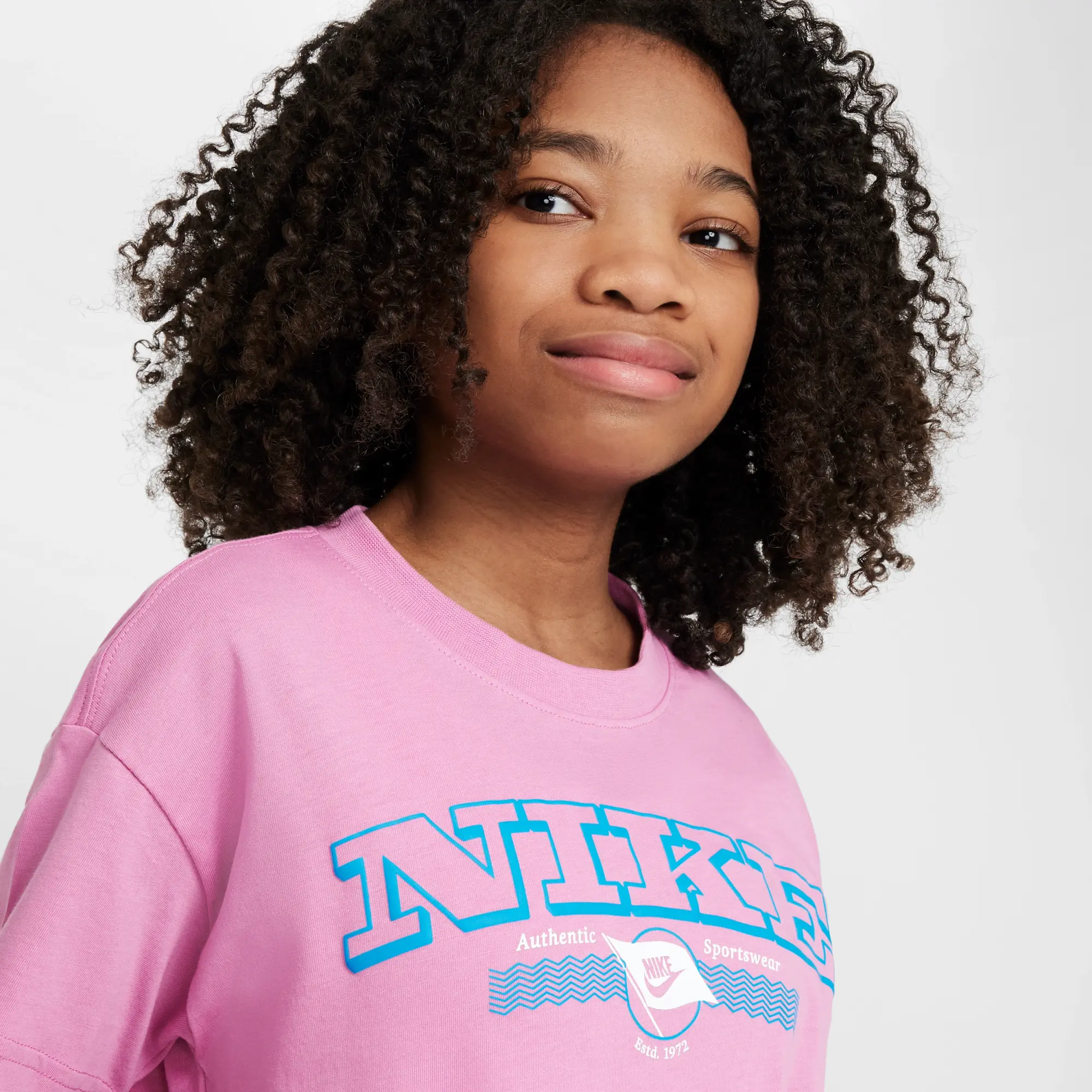 Nike Sportswear Older Kids' (Girls') T-Shirt - Pink - Fleece > Club Fleece