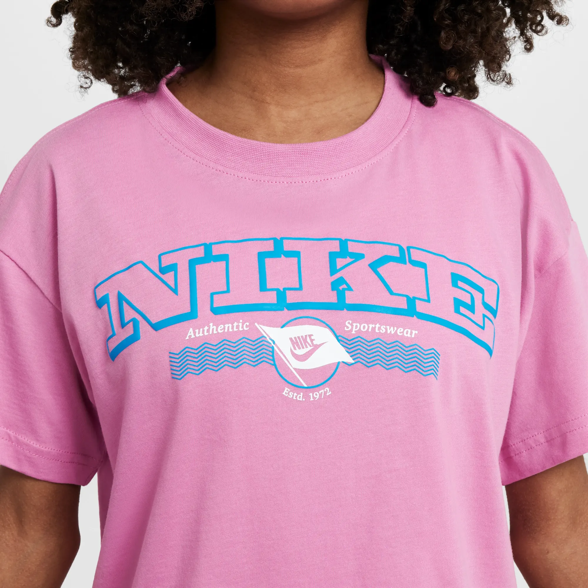 Nike Sportswear Older Kids' (Girls') T-Shirt - Pink - Fleece > Club Fleece