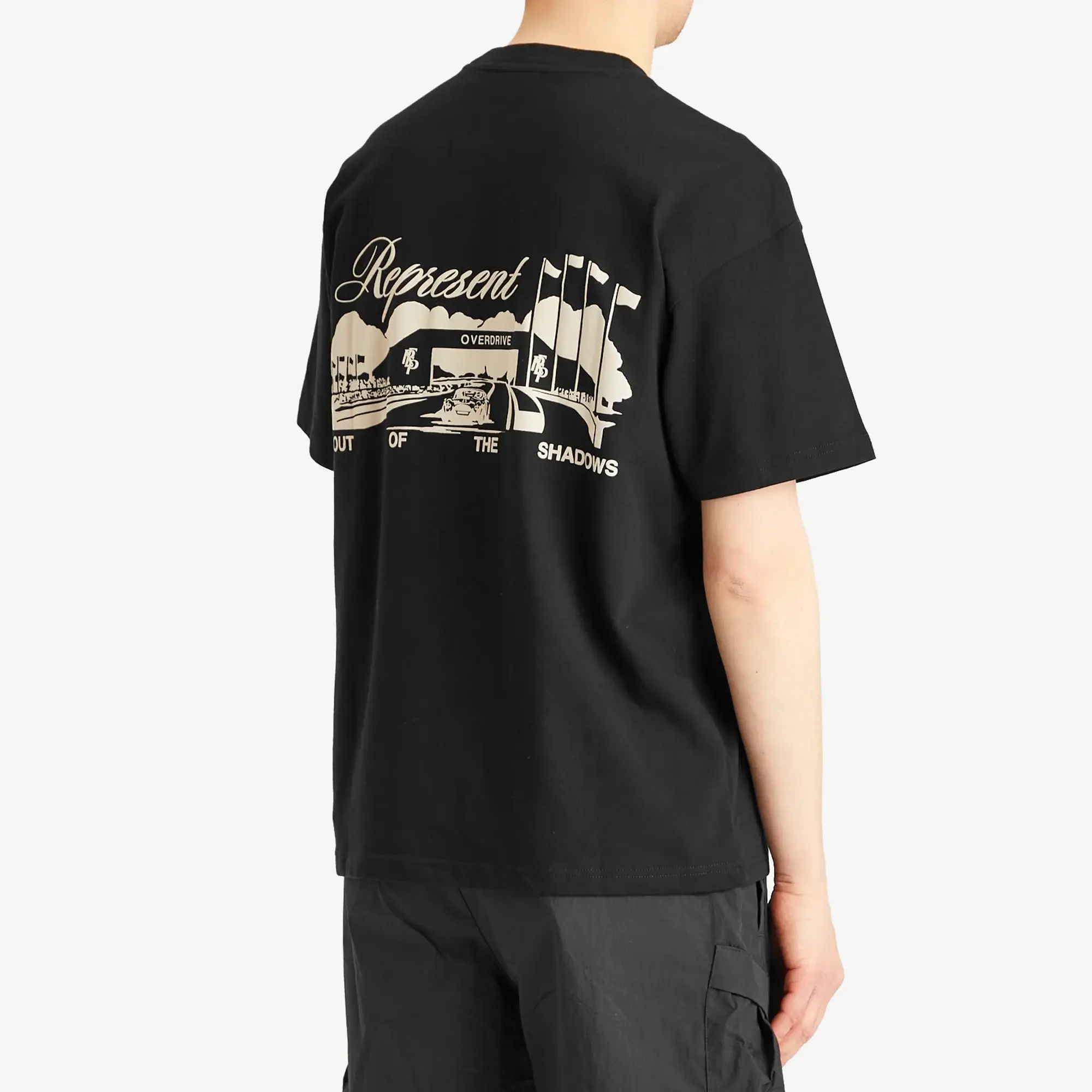 Represent Men's Race Way T-Shirt Jet Black