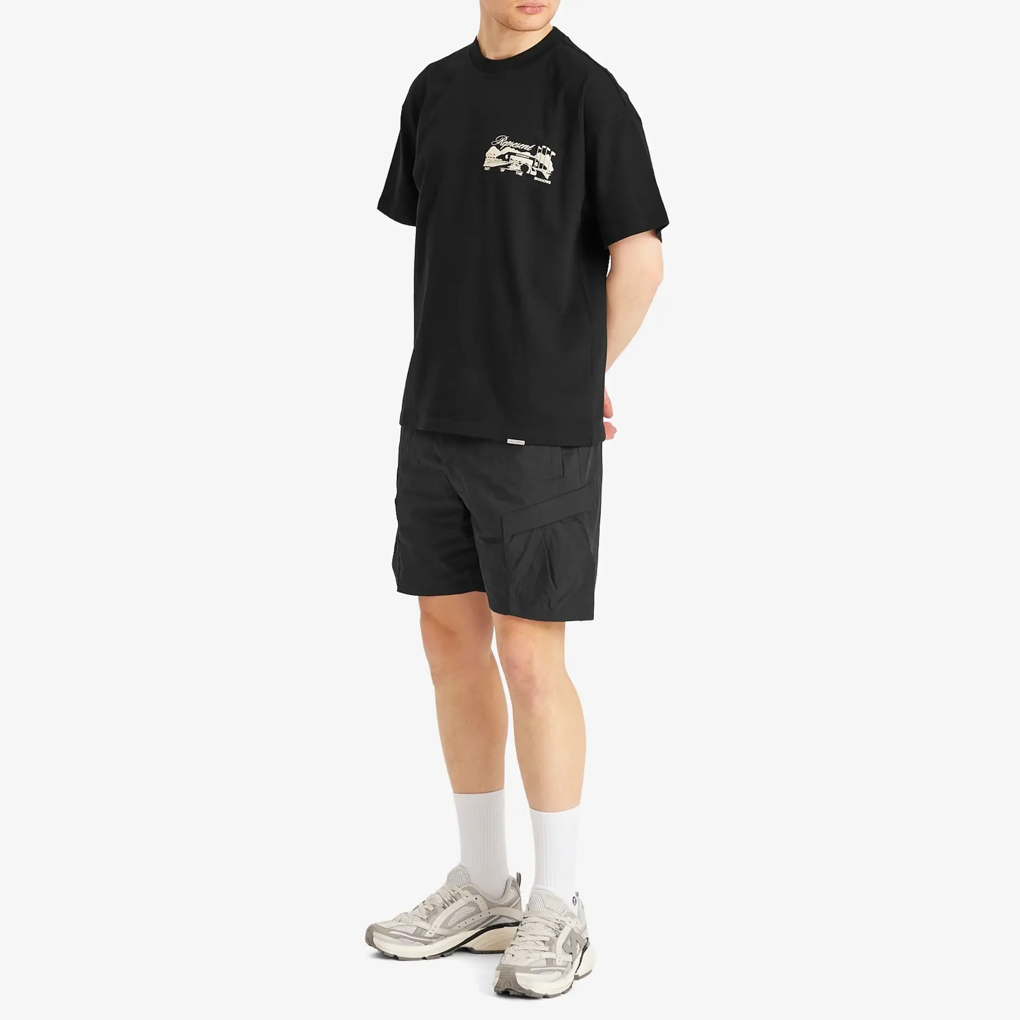 Represent Men's Race Way T-Shirt Jet Black