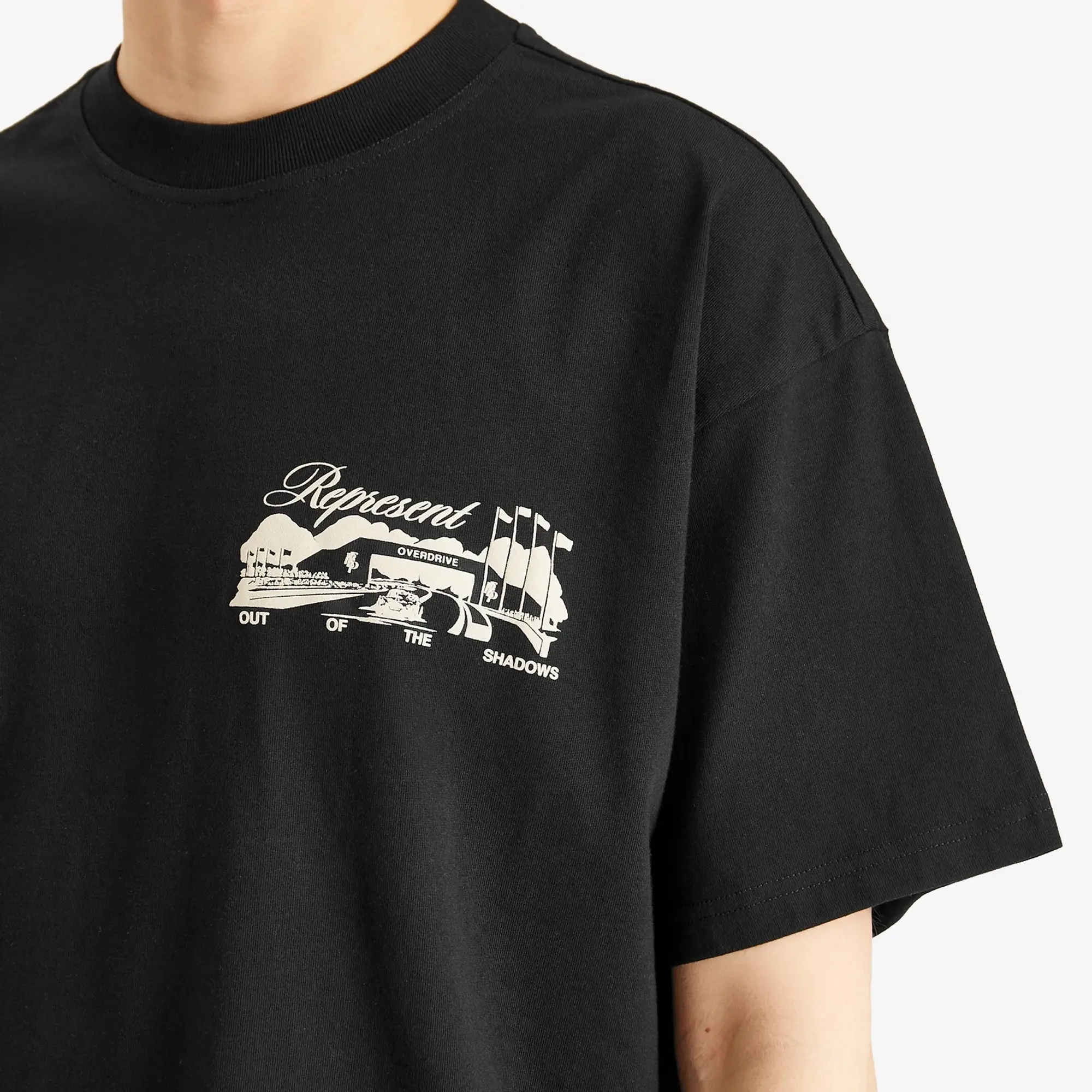 Represent Men's Race Way T-Shirt Jet Black
