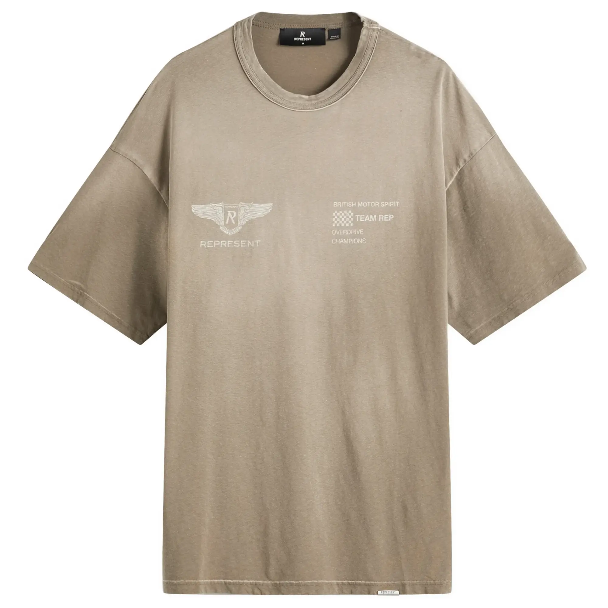 Represent Men's Team Rep T-Shirt Dark Taupe