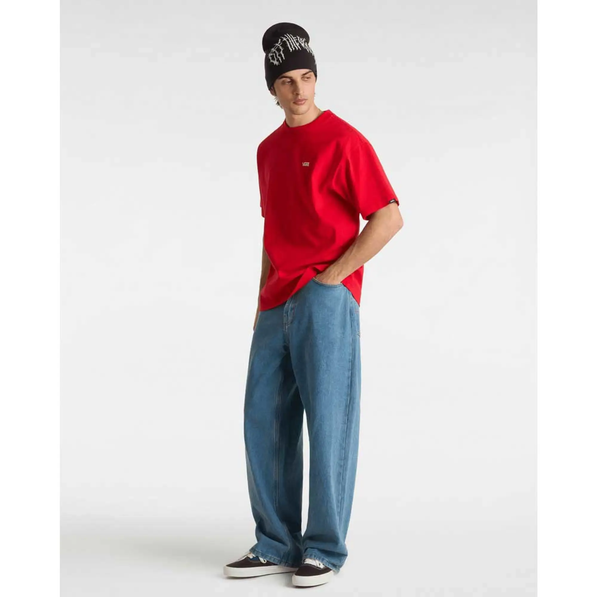 Vans - Left Chest Ii Loose Ss Racing Red, Man, Red