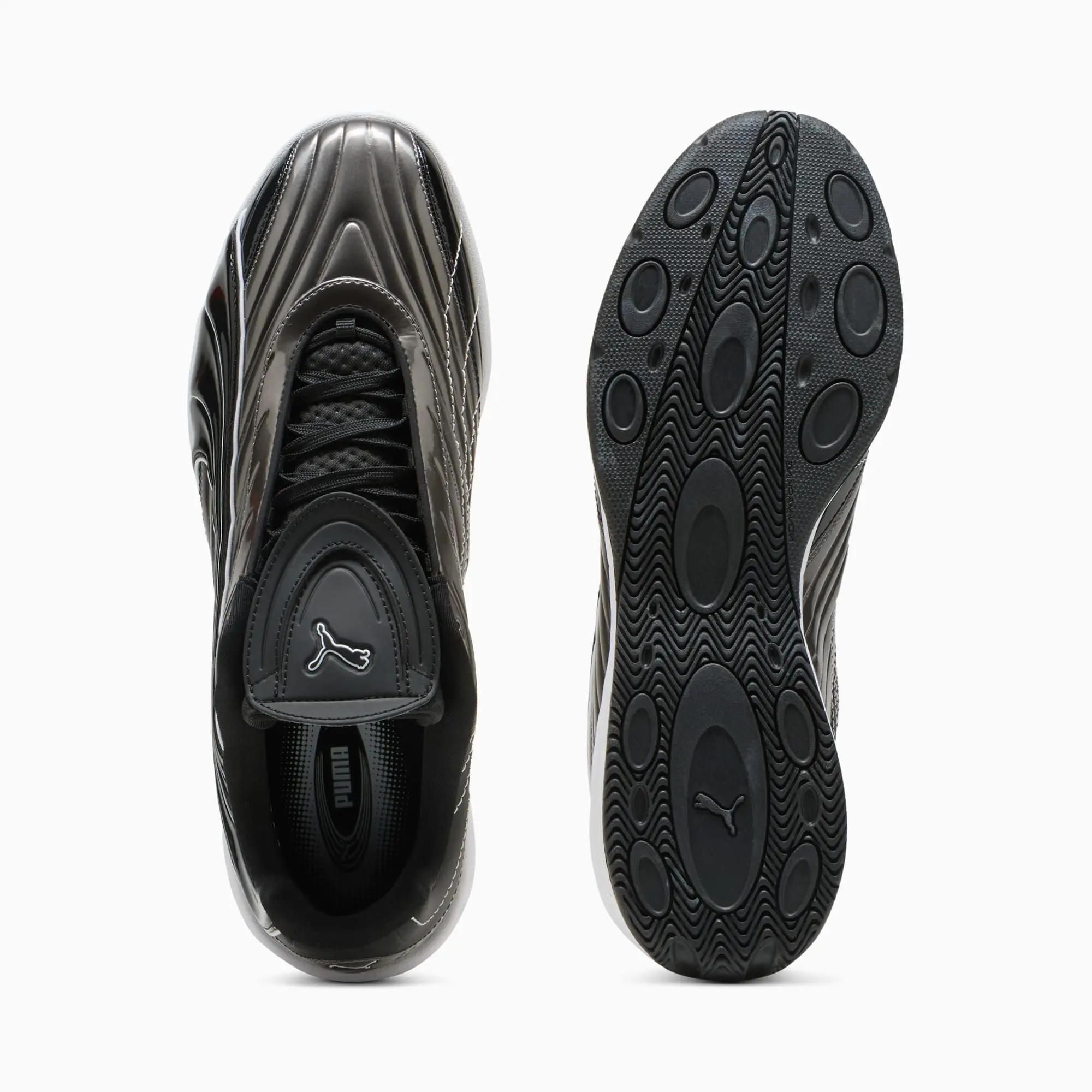 PUMA V-S2 Goalgetter Sneakers Unisex, Aged Silver/Black, size 10