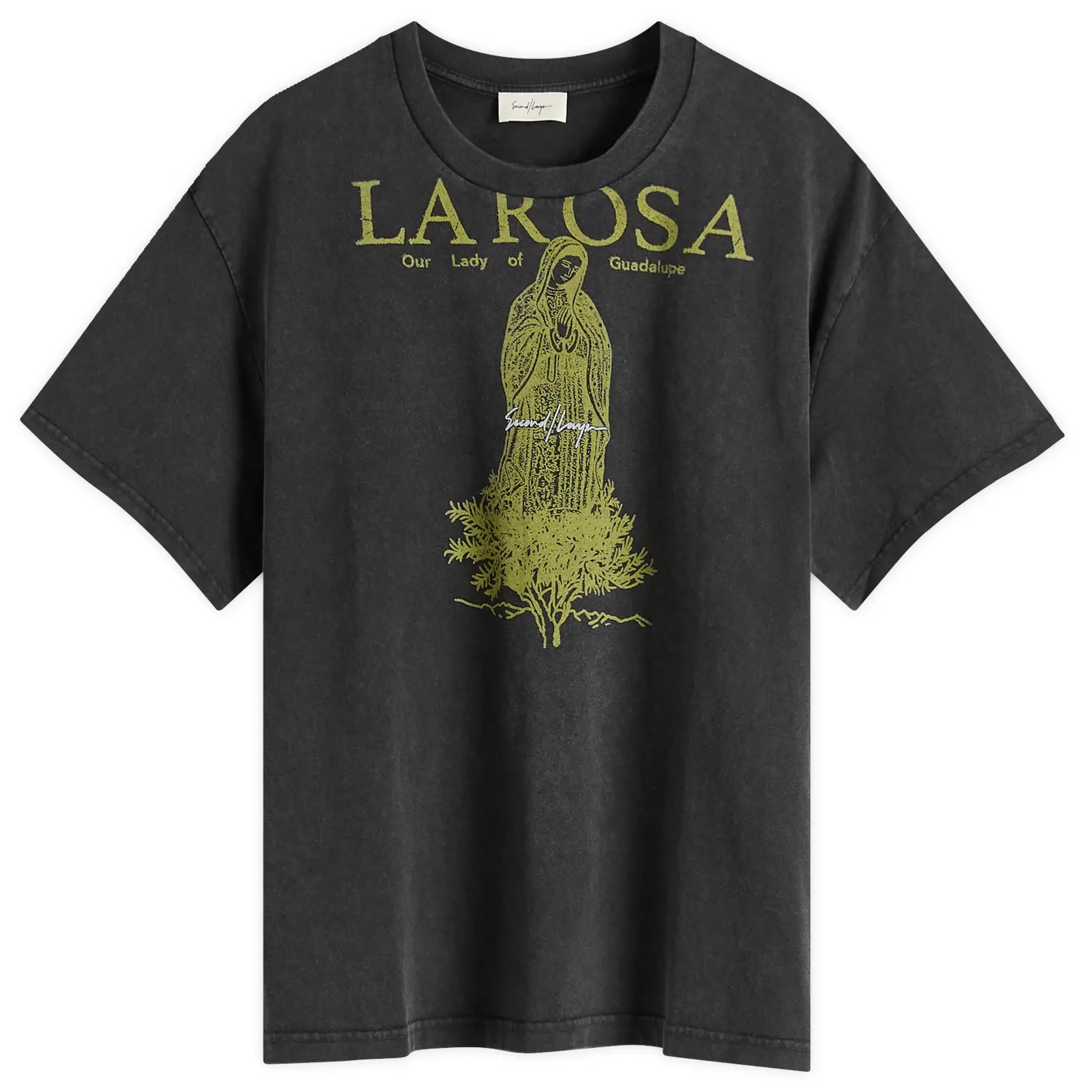 Second/Layer Men's La Rosa Baggy Baby T-Shirt Black