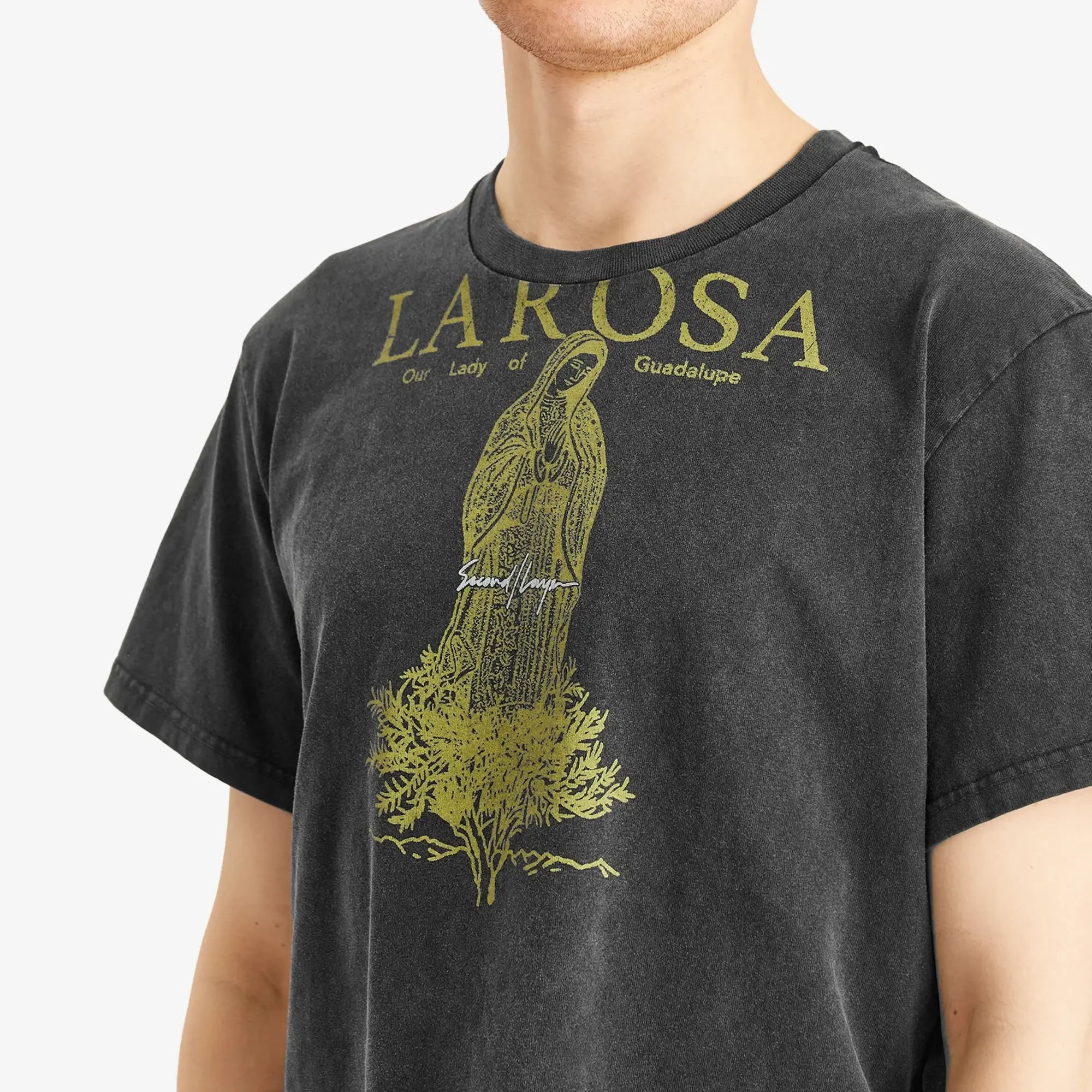 Second/Layer Men's La Rosa Baggy Baby T-Shirt Black