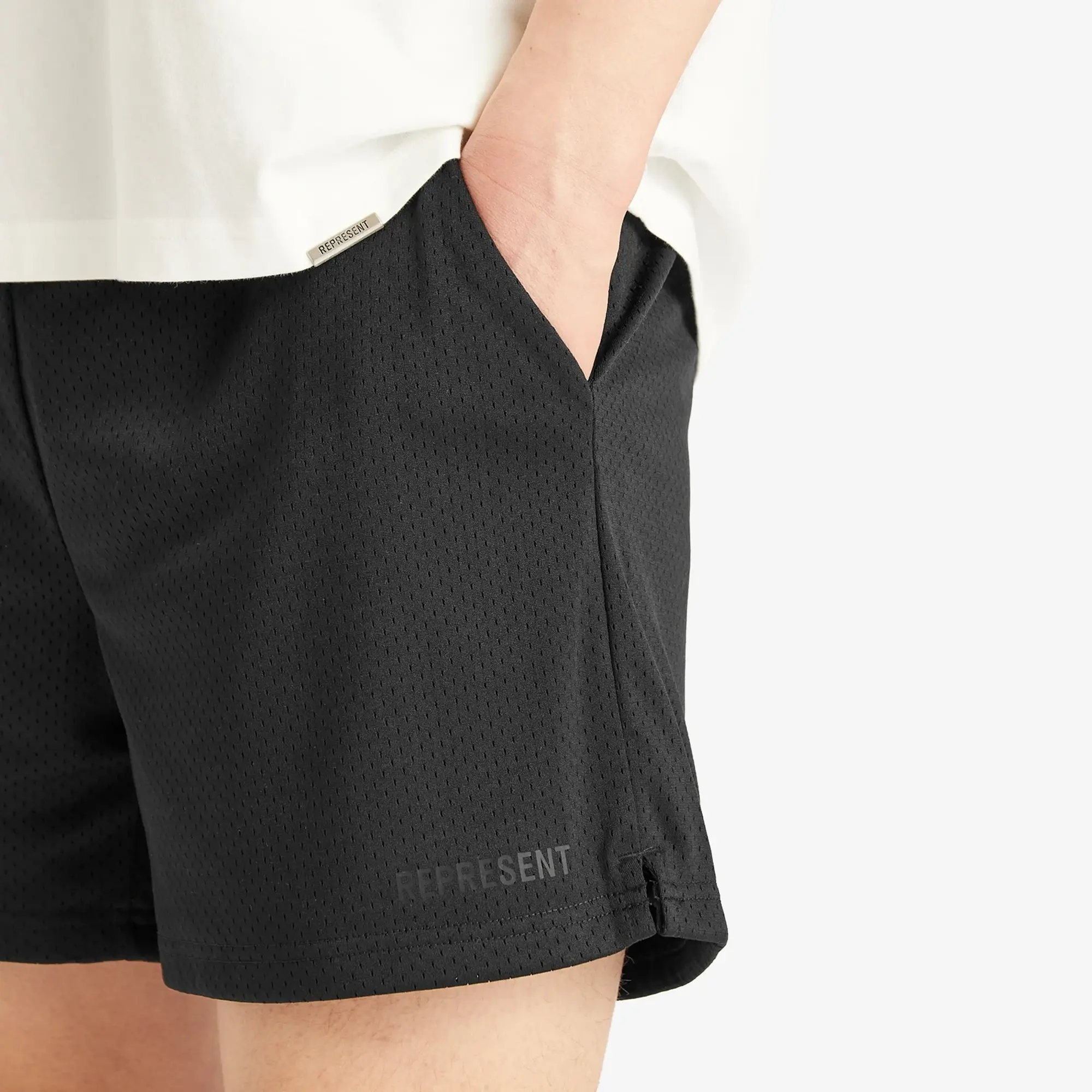 Represent Men's Mesh Short Jet Black