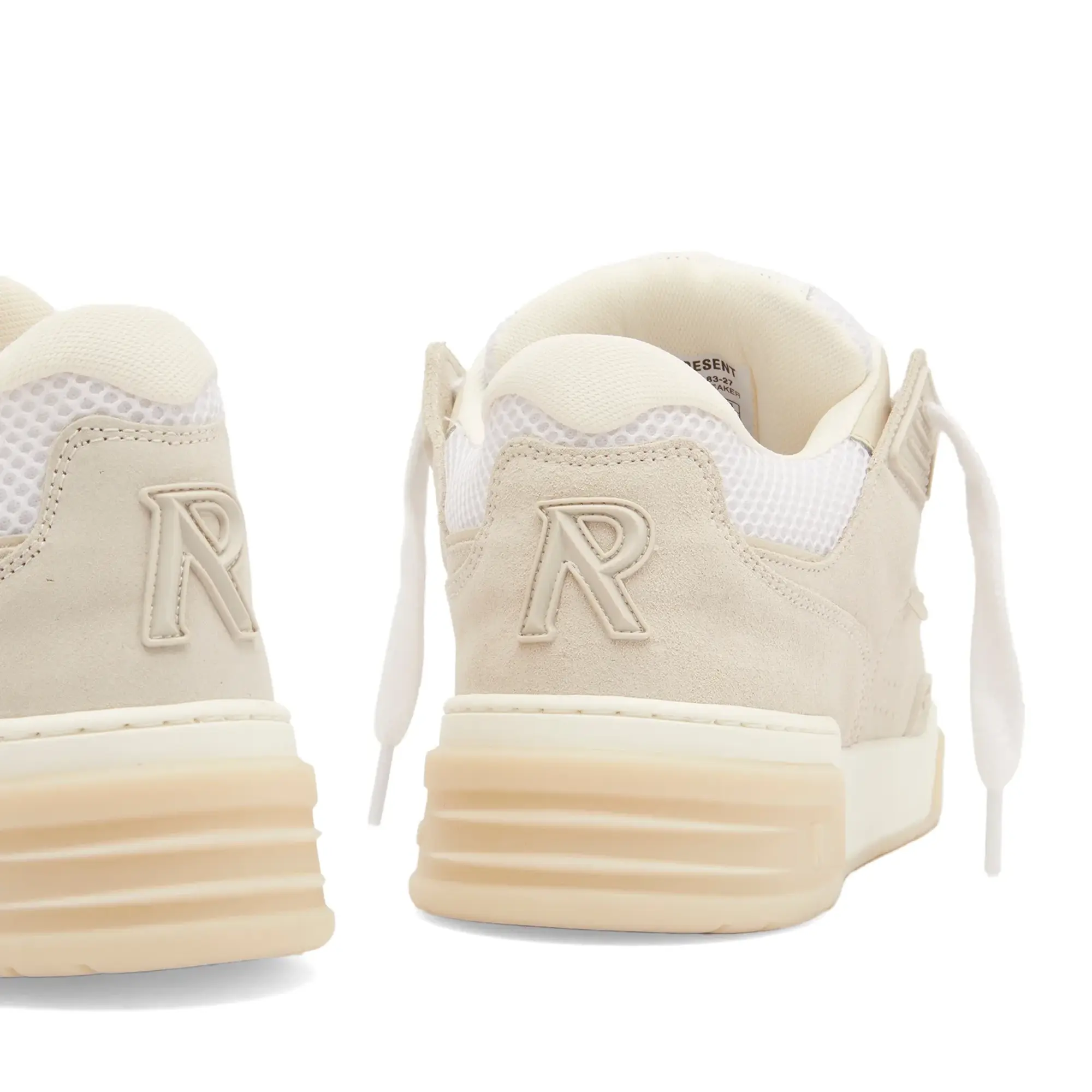 Represent Men's Studio Sneaker Mesh Vintage White