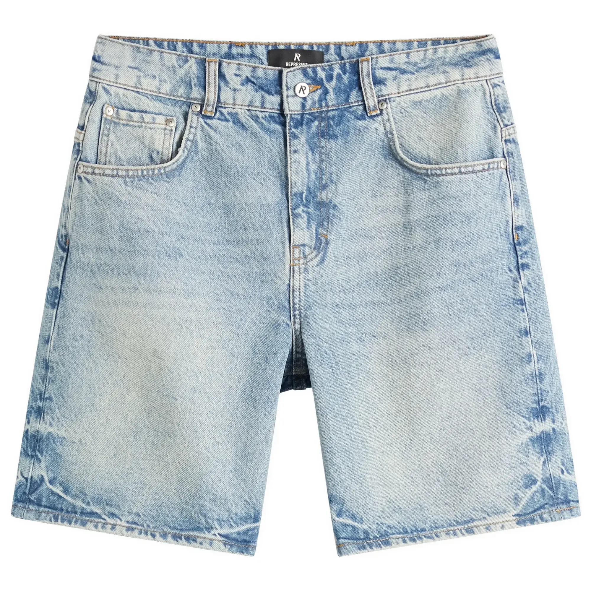 Represent Men's Tailored Denim Shorts Blue