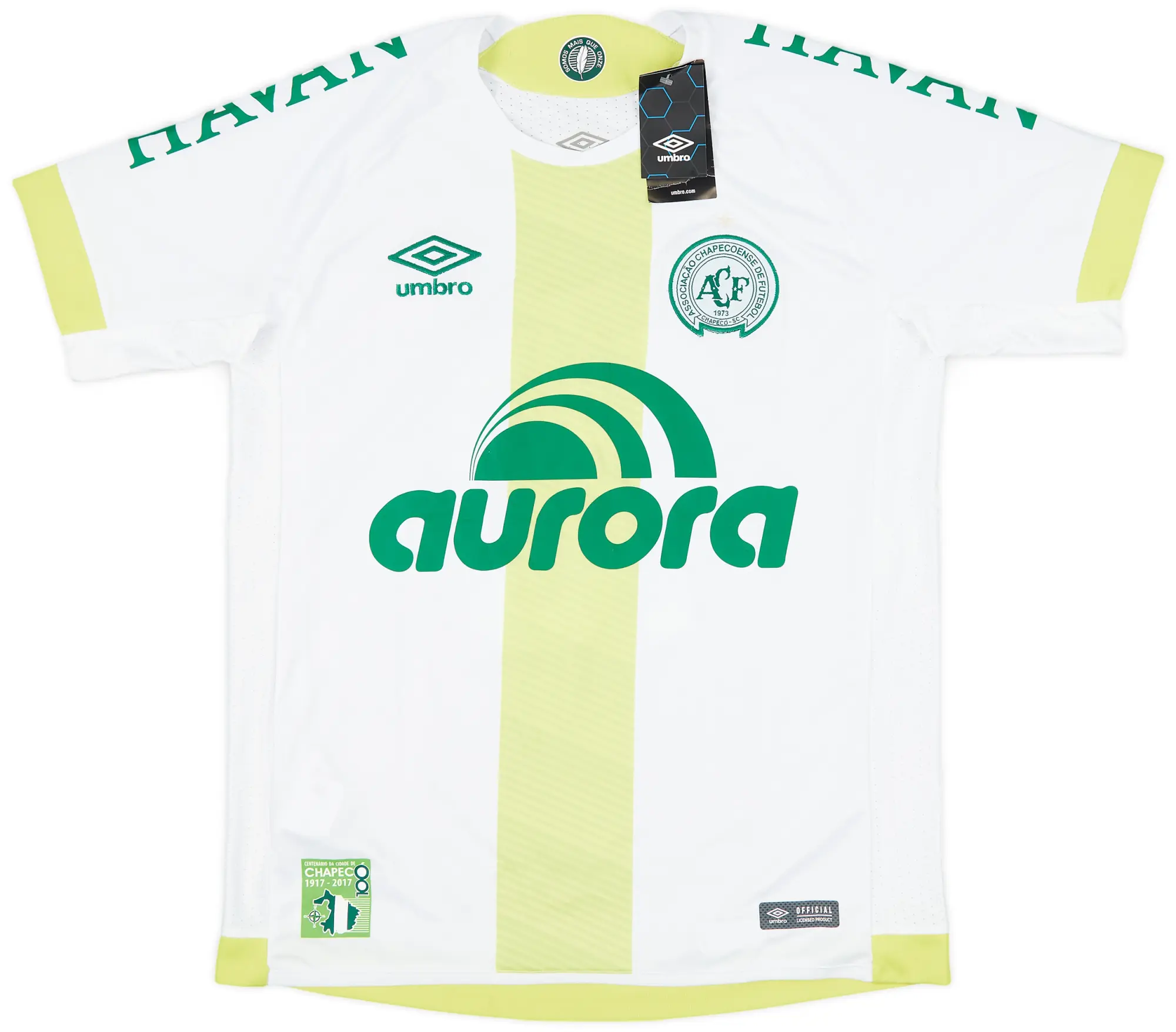 2017 Chapecoense Centenary Away Shirt #10 (M)
