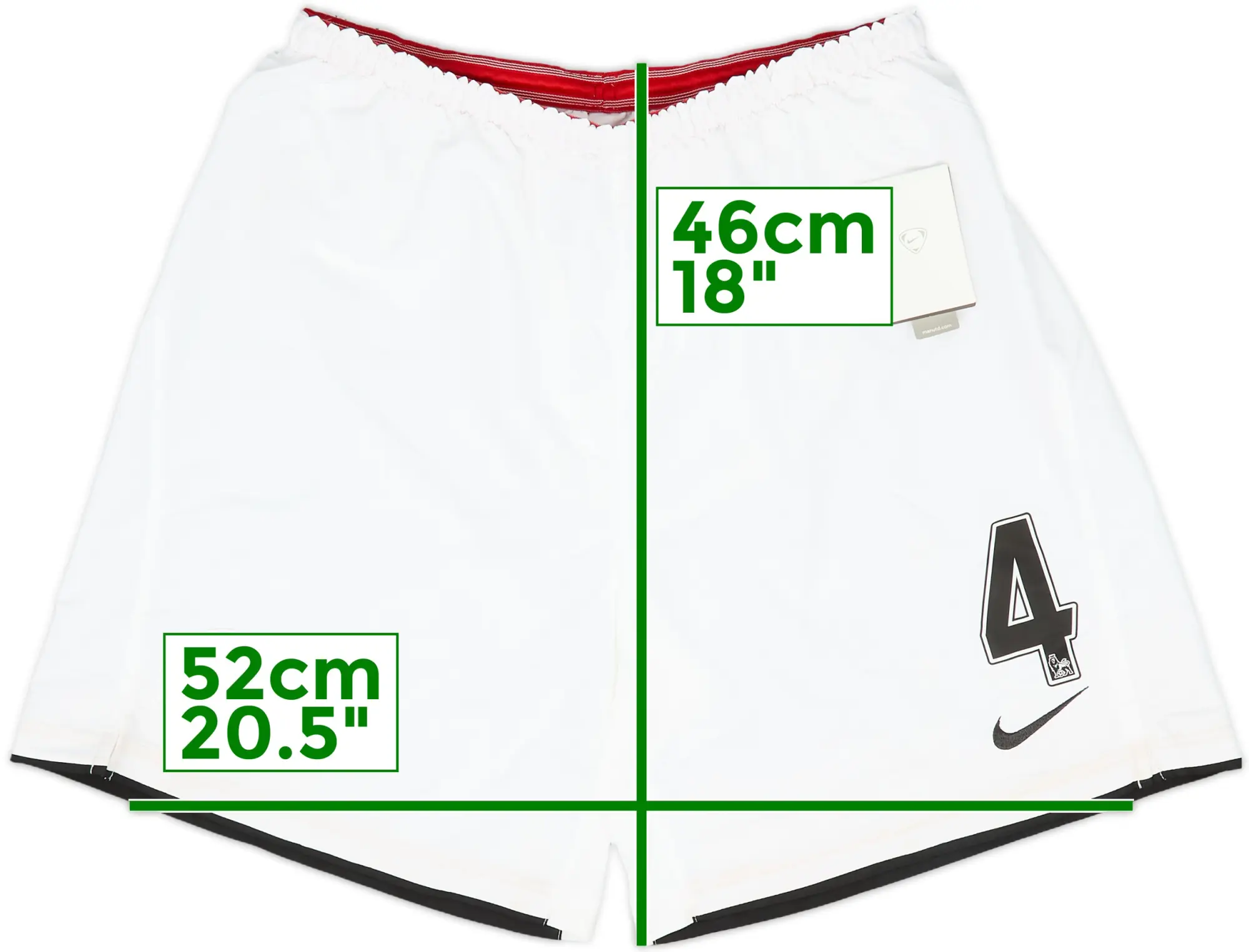 2007-09 Manchester United Home Shorts - 7/10 - (XL.Boys)