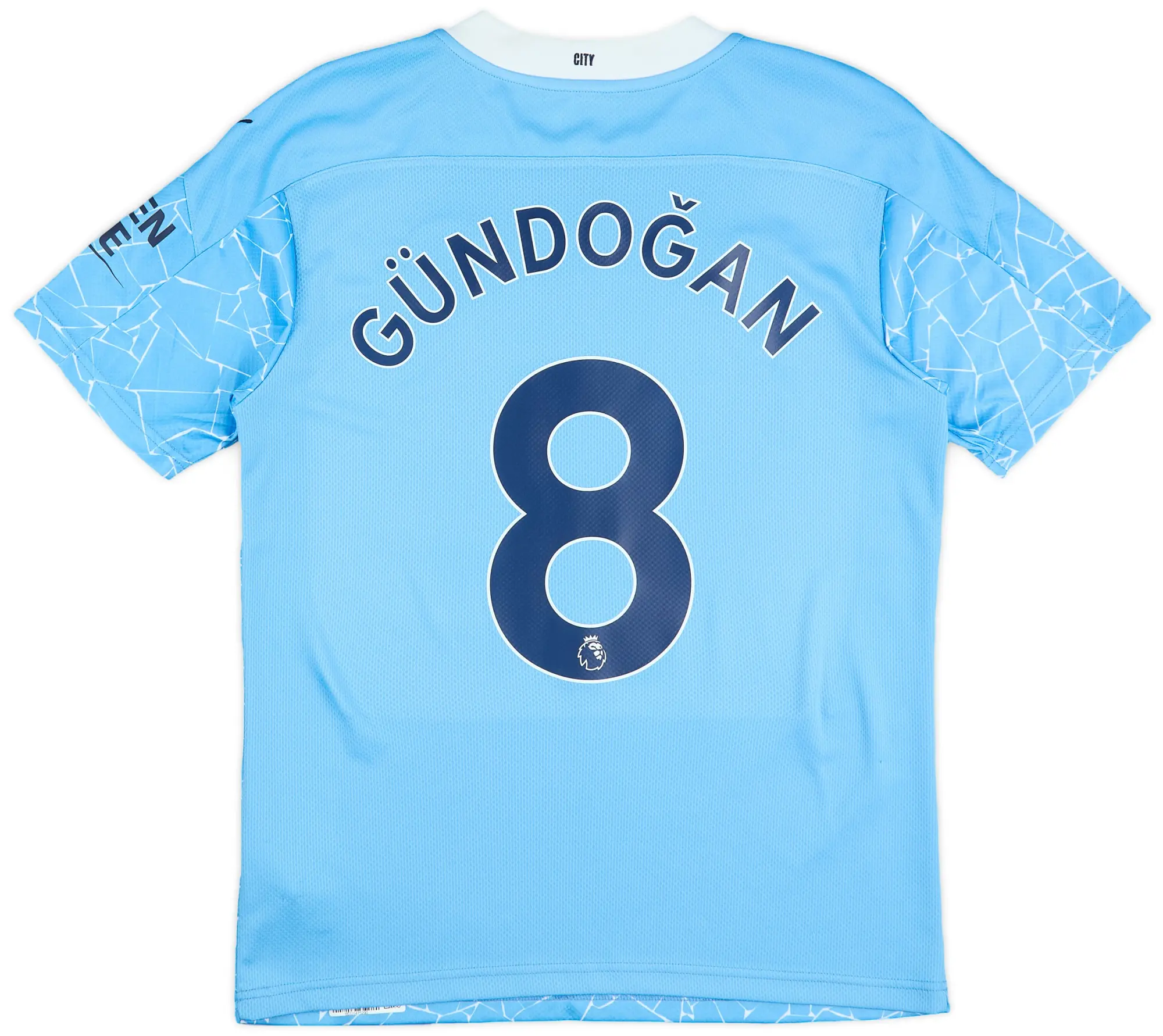 2020-21 Manchester City Home Shirt Gundogan #8 - 7/10 - (M)