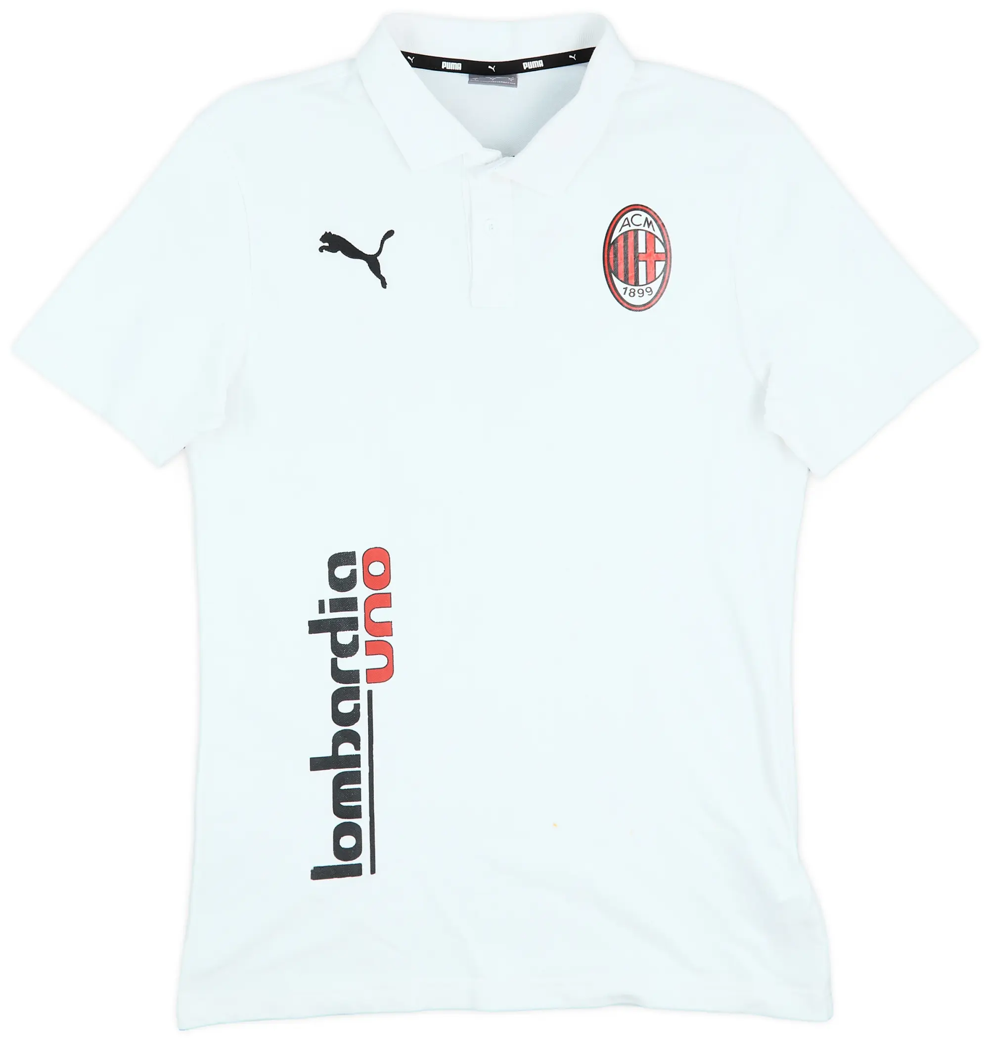 2021-22 AC Milan Puma Polo Shirt - 8/10 - (S)
