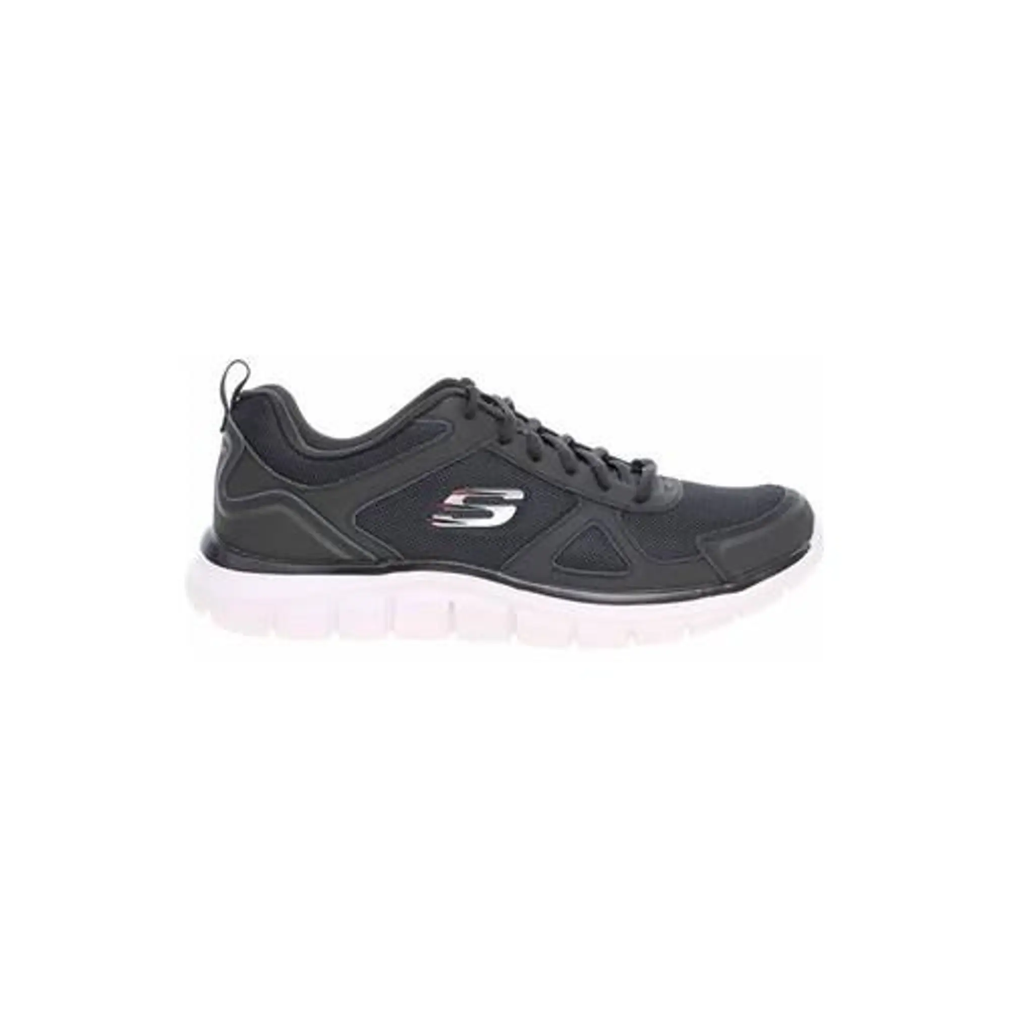 Skechers Men's Track Sneaker in Black/Red