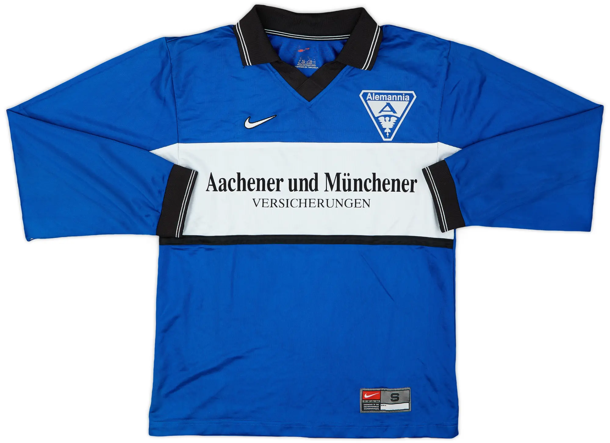 2000-01 Alemannia Aachen Away L/S Shirt - 9/10 - (S)