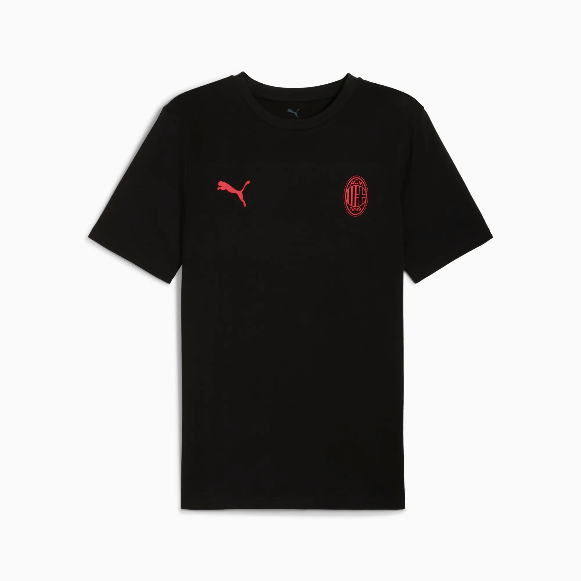 PUMA AC Milan Ftblessentials T-Shirt Men, Black/For All Time Red, size 3XL