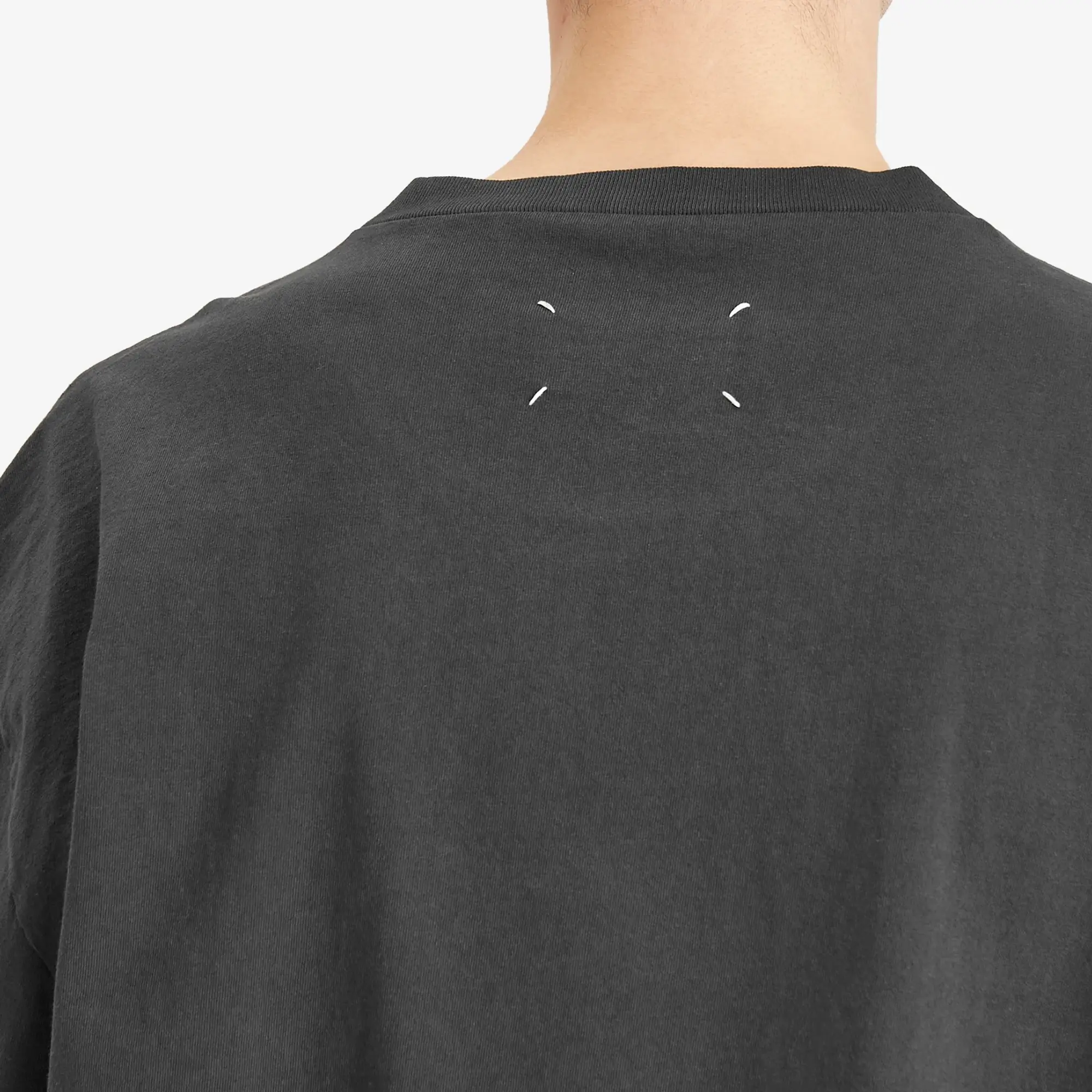 Maison Margiela Men's Numbers Jersey T-Shirt Washed Black
