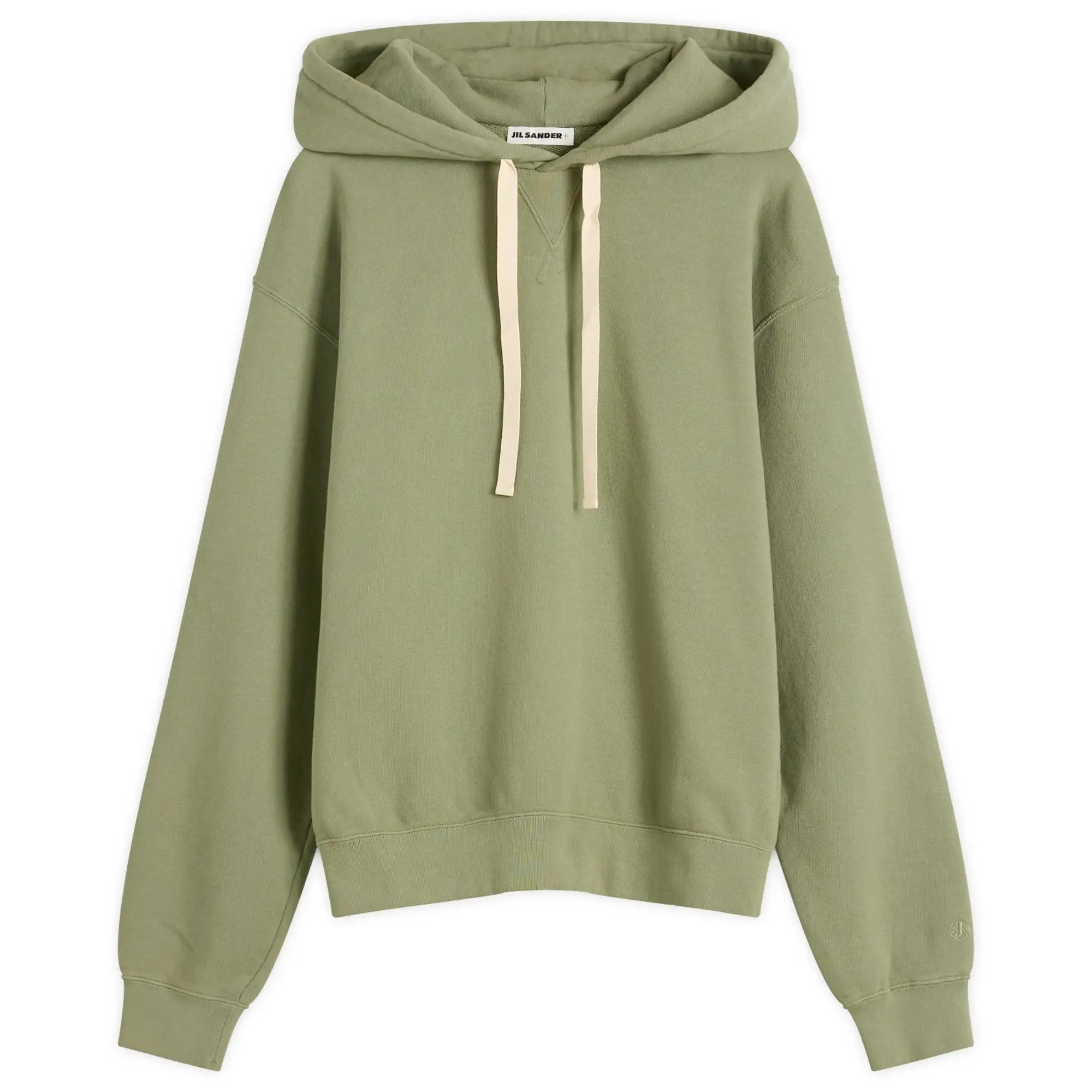 Jil Sander+ Men's Logo Hoodie Slate Green