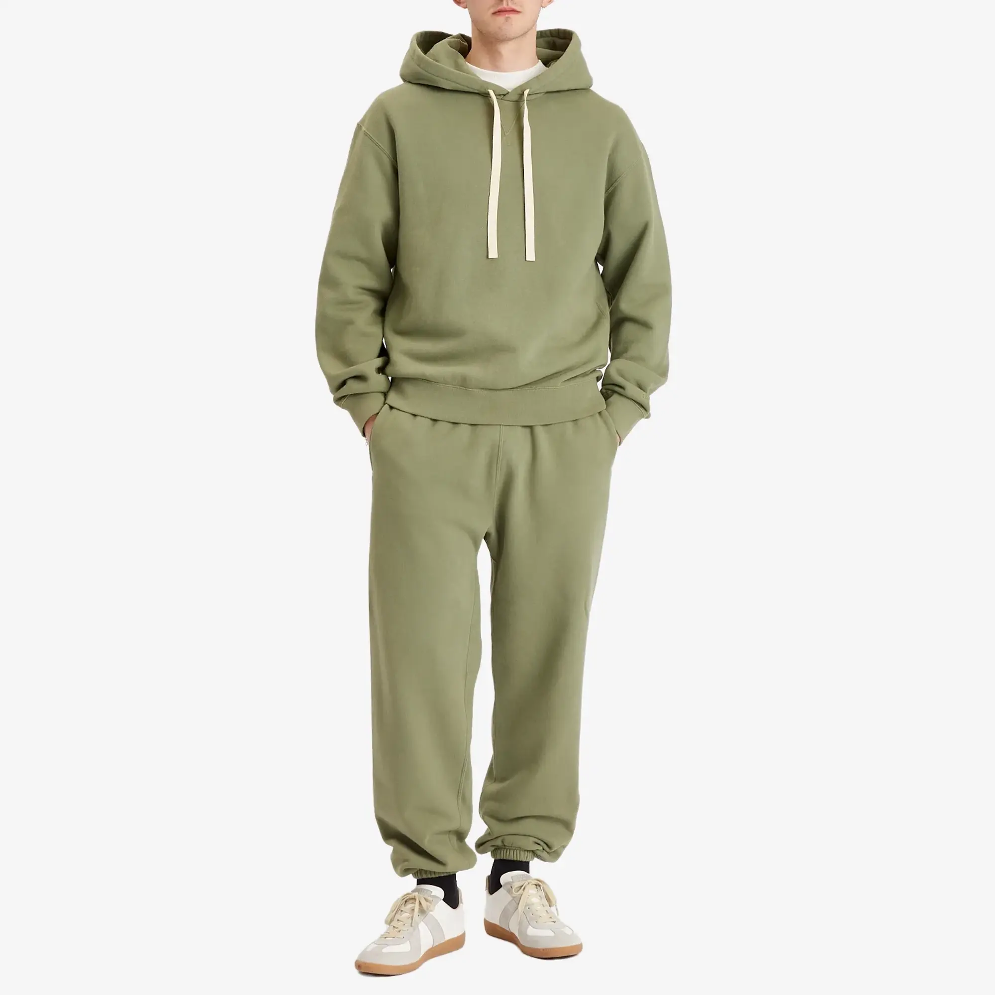 Jil Sander+ Men's Logo Hoodie Slate Green