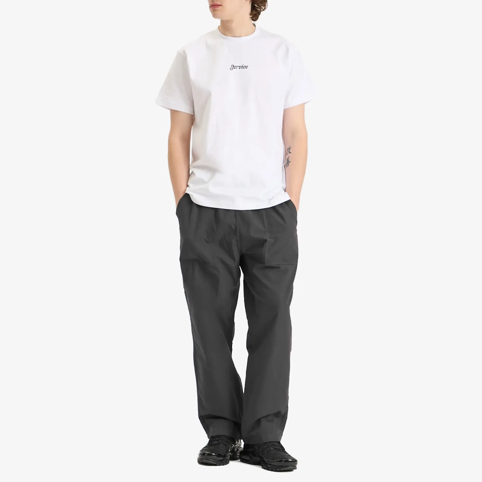 Service Works Men's Ripstop Chef Pant Washed Black