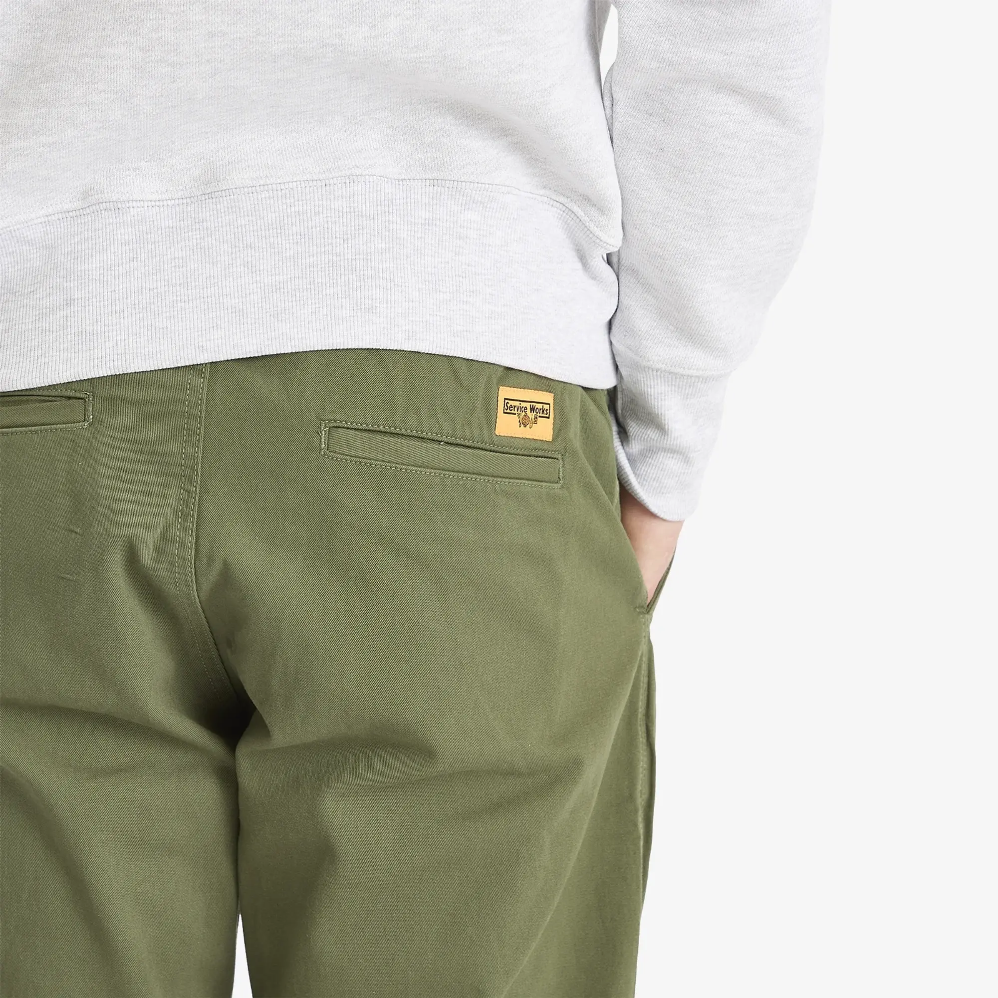 Service Works Men's Drill Waiter Pant Olive