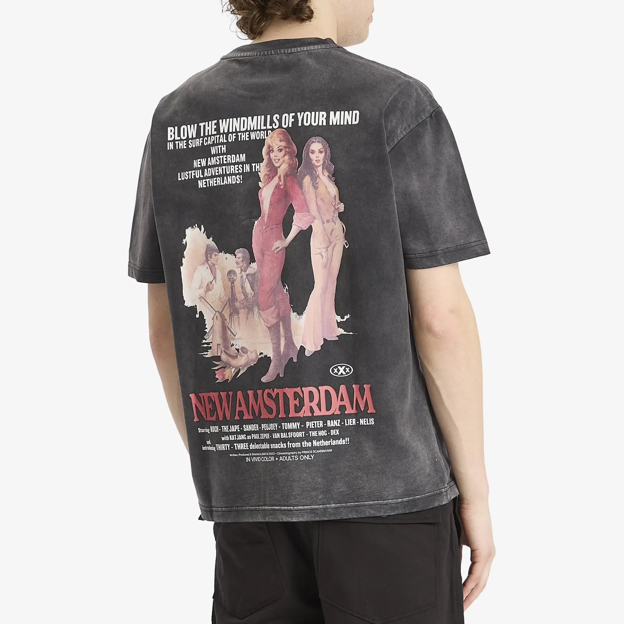 New Amsterdam Surf Association Men's Rated T-Shirt Black