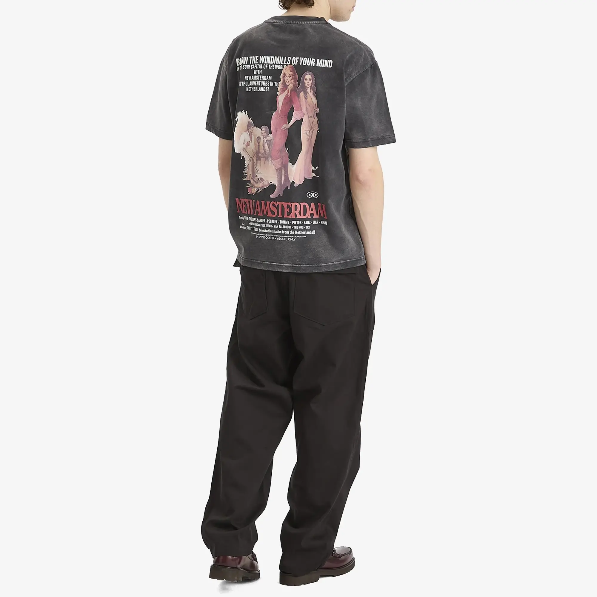 New Amsterdam Surf Association Men's Rated T-Shirt Black