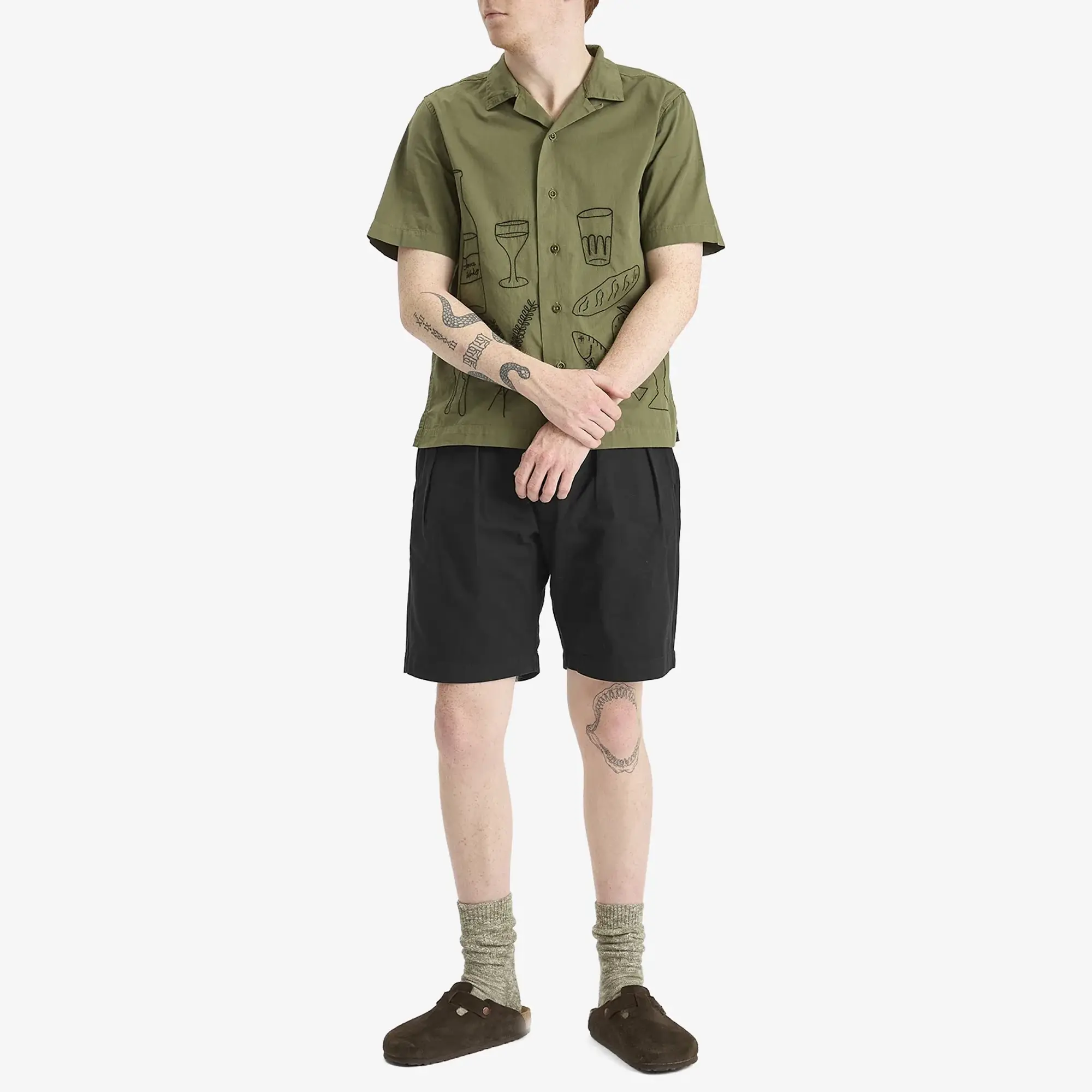 Service Works Men's Drill Part Timer Short Black