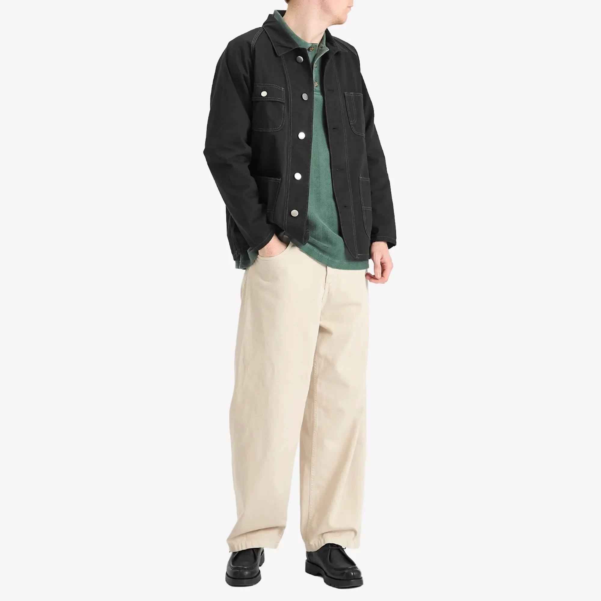 Service Works Men's Drill Coverall 2.0 Jacket Black