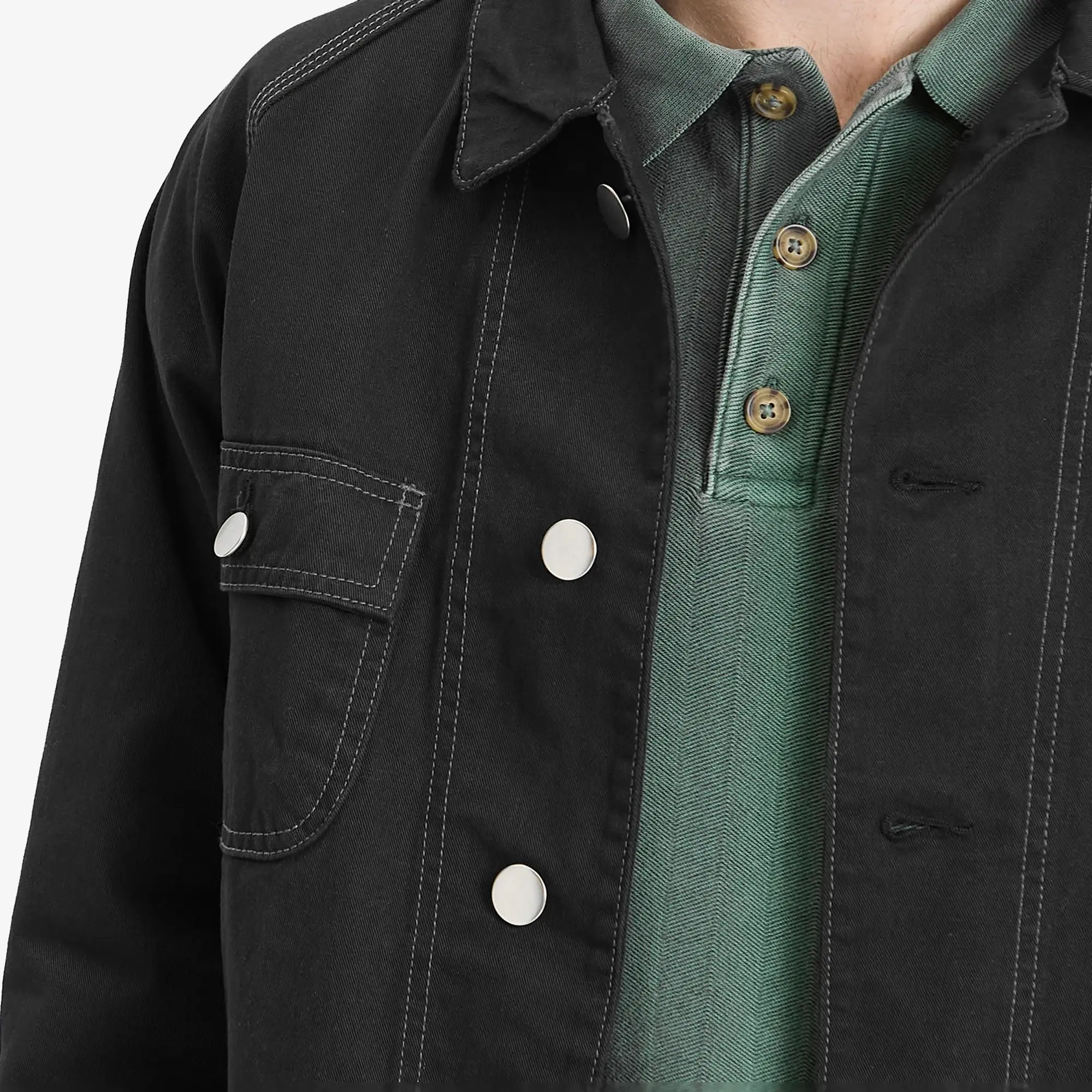 Service Works Men's Drill Coverall 2.0 Jacket Black