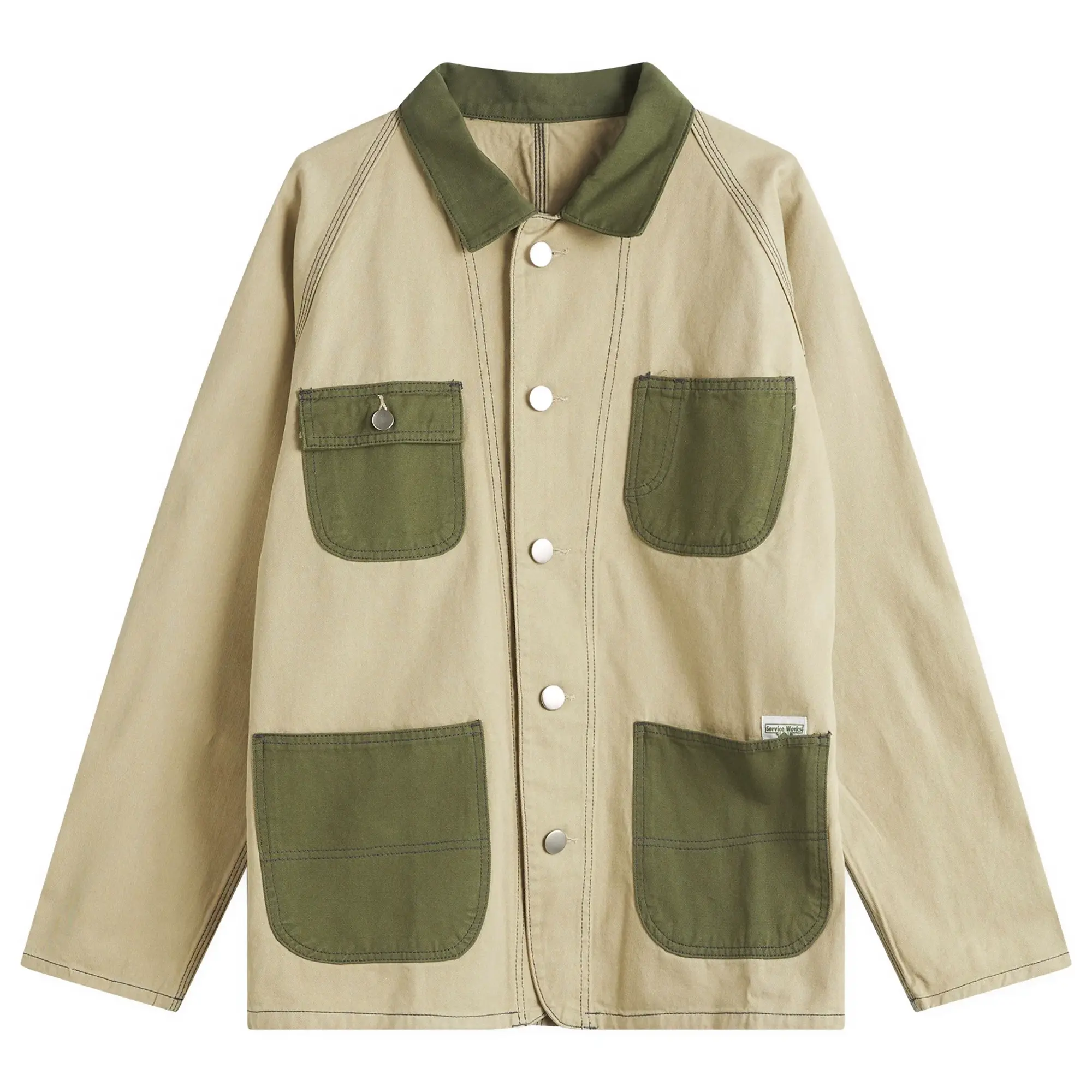 Service Works Men's Drill Coverall 2.0 Jacket Khaki/Olive