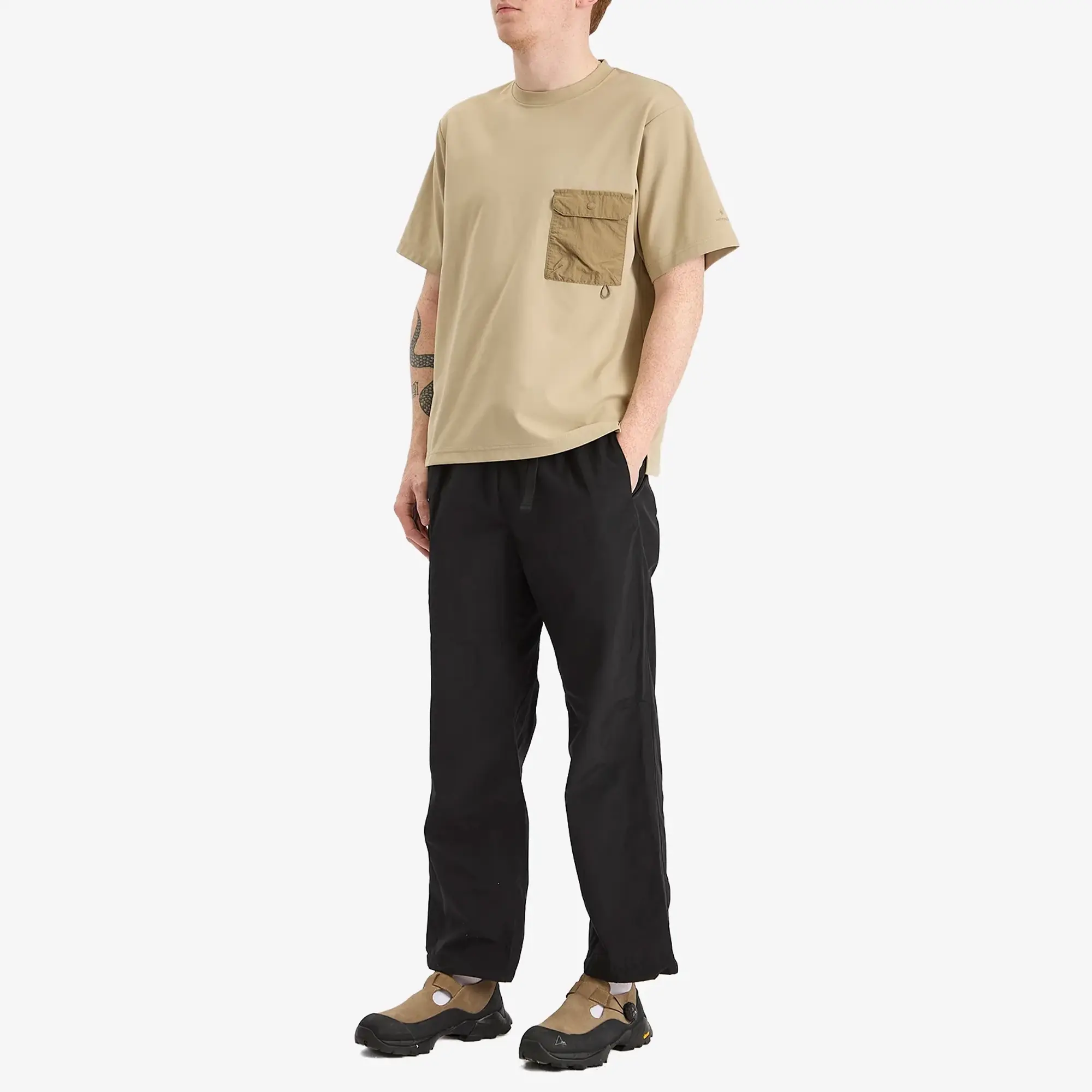 Snow Peak Men's Insect Shield T-Shirt Beige